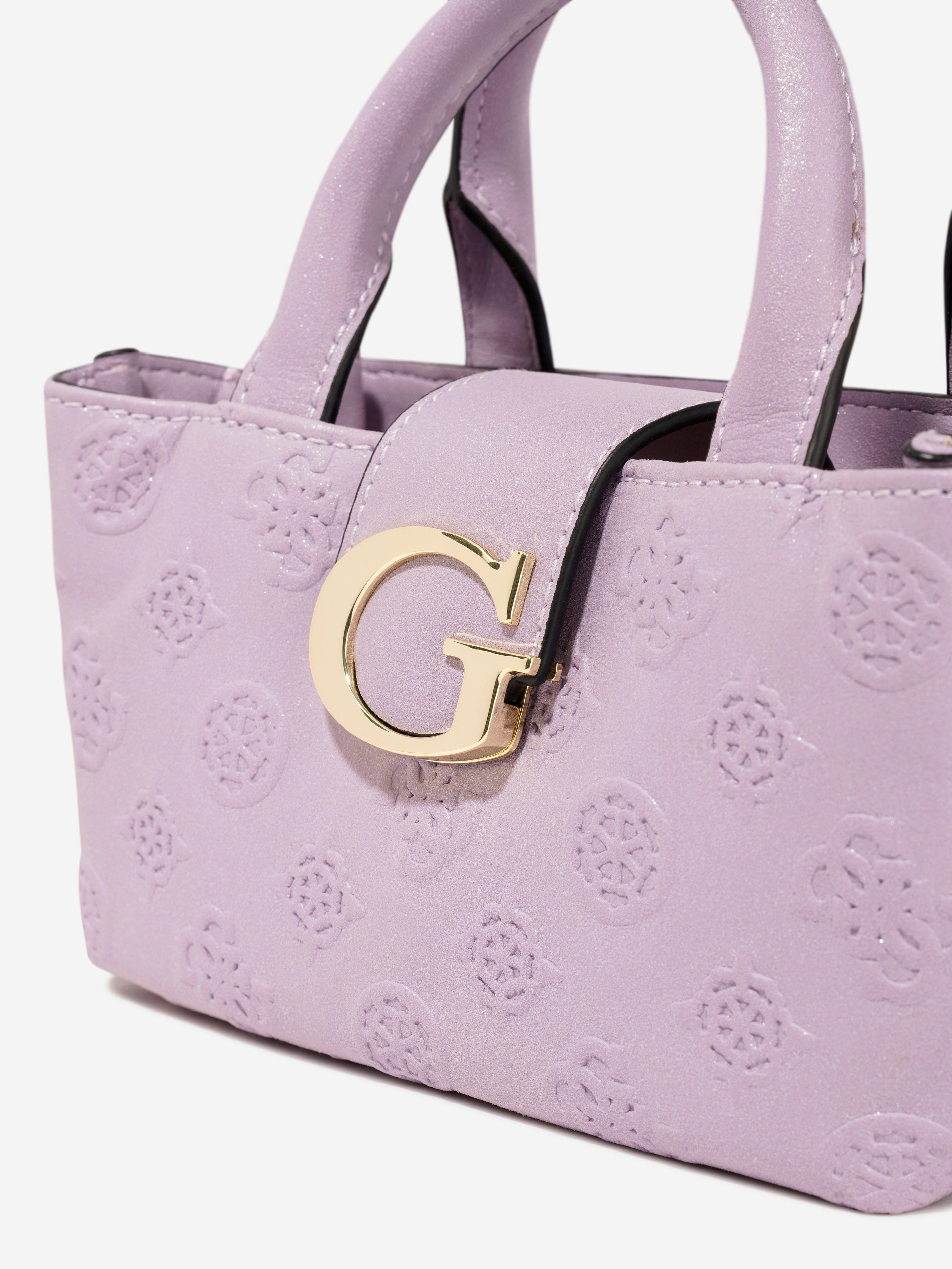 Guess Girls Mini Satchel Bag in Lilac