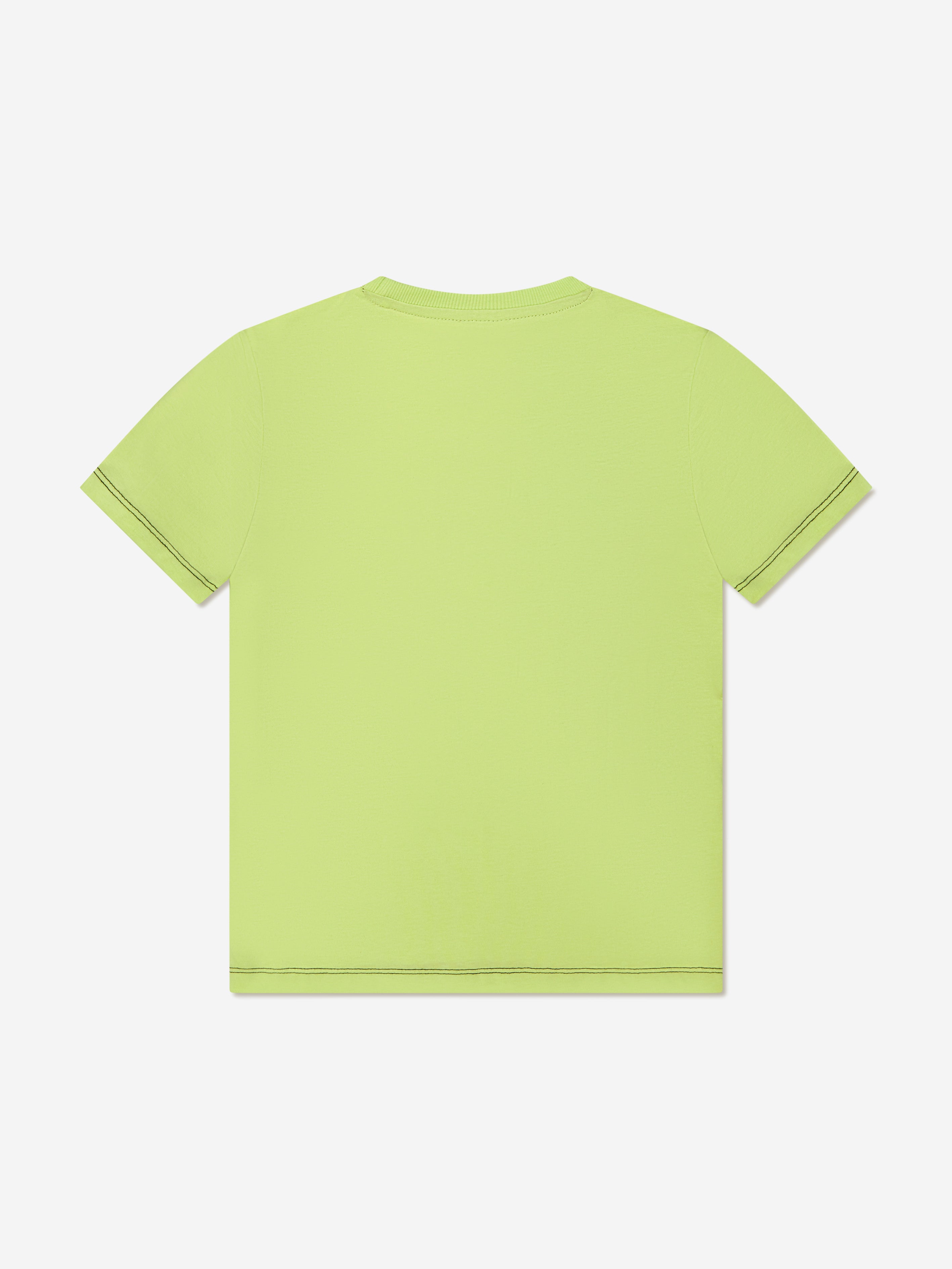 Guess Boys Logo T-Shirt in Lime