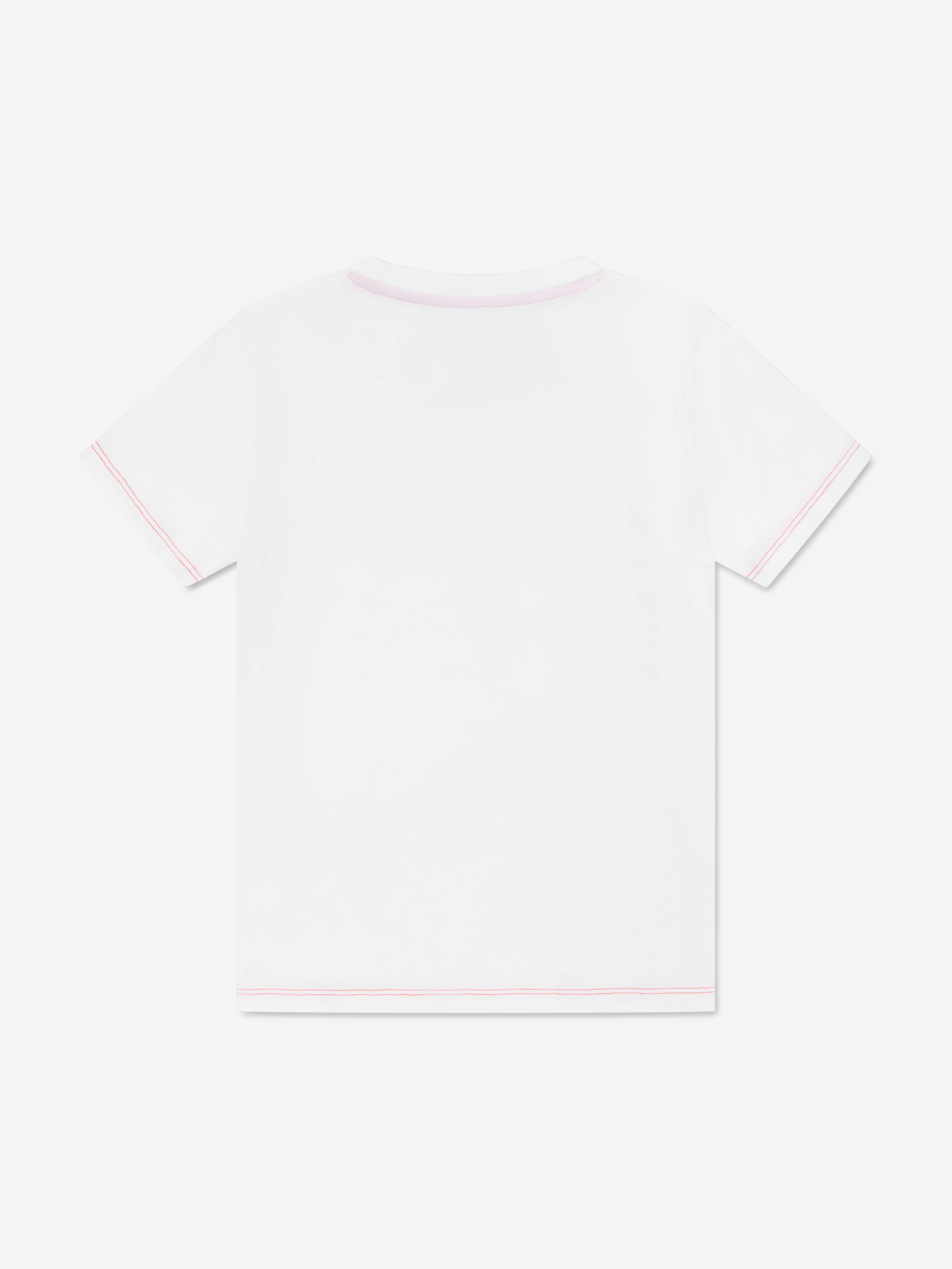 Guess Boys Logo T-Shirt in White