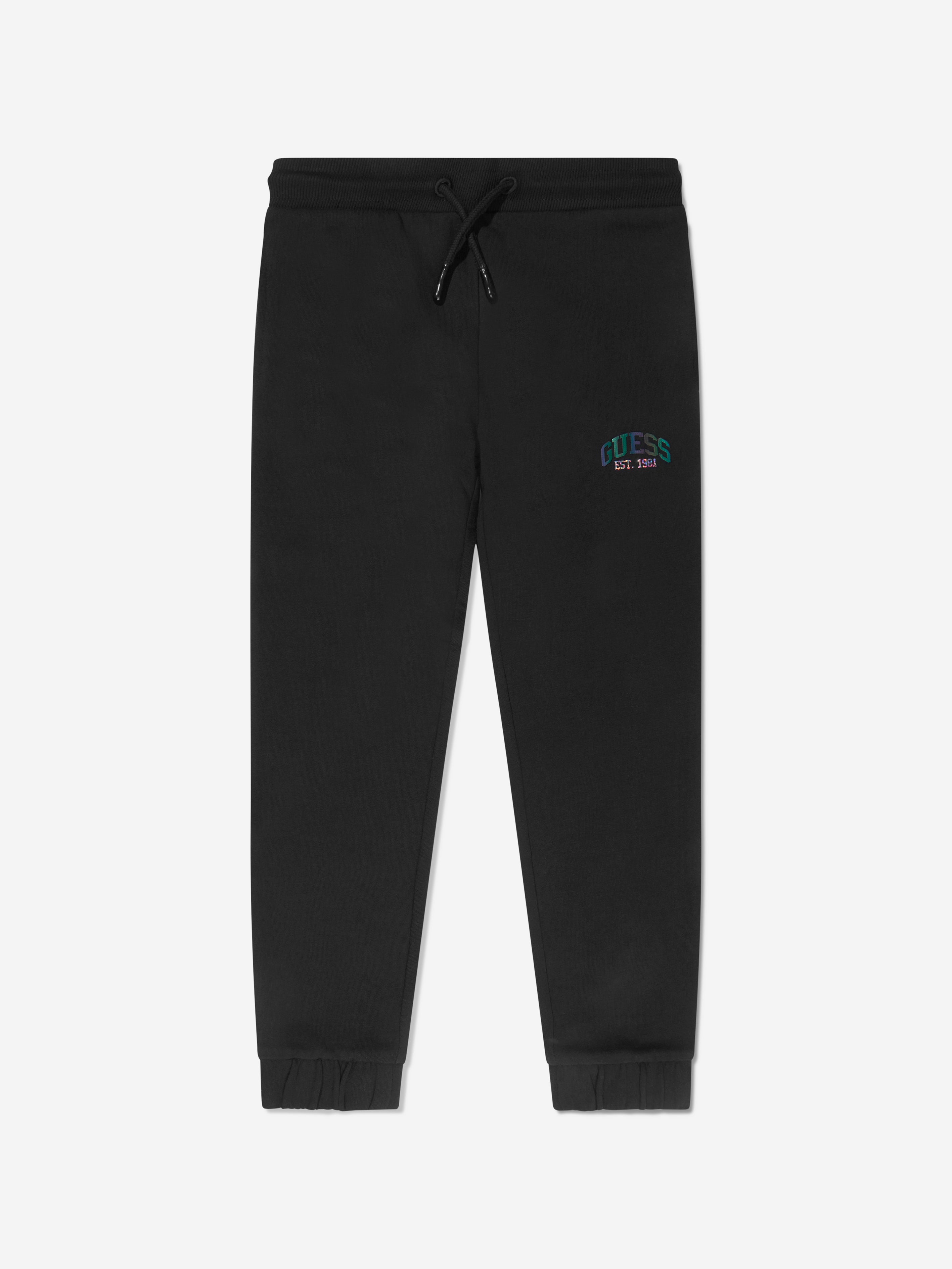 Guess Girls Logo Joggers in Black