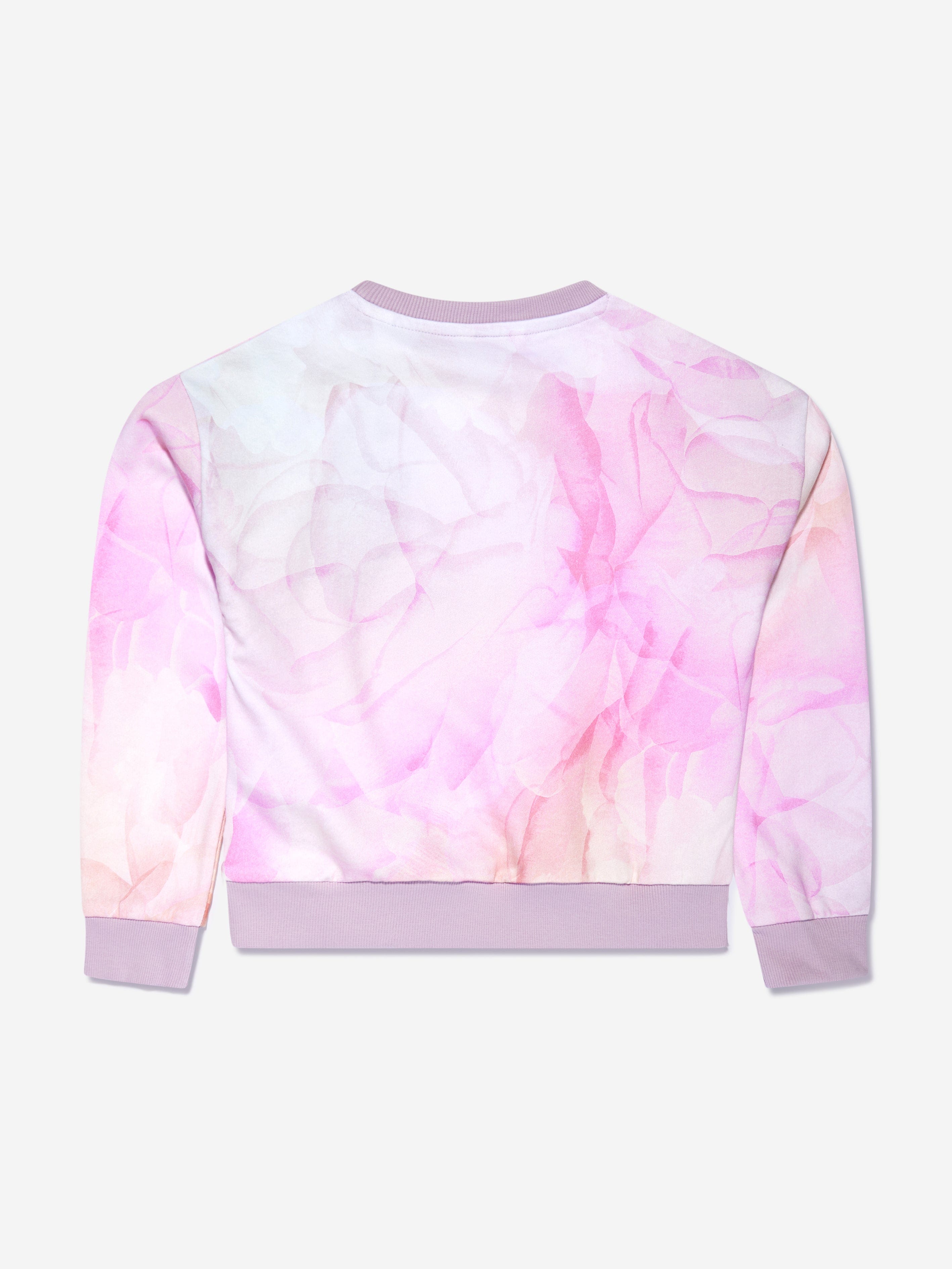 Guess Girls Marbled Sweatshirt in Multicolour