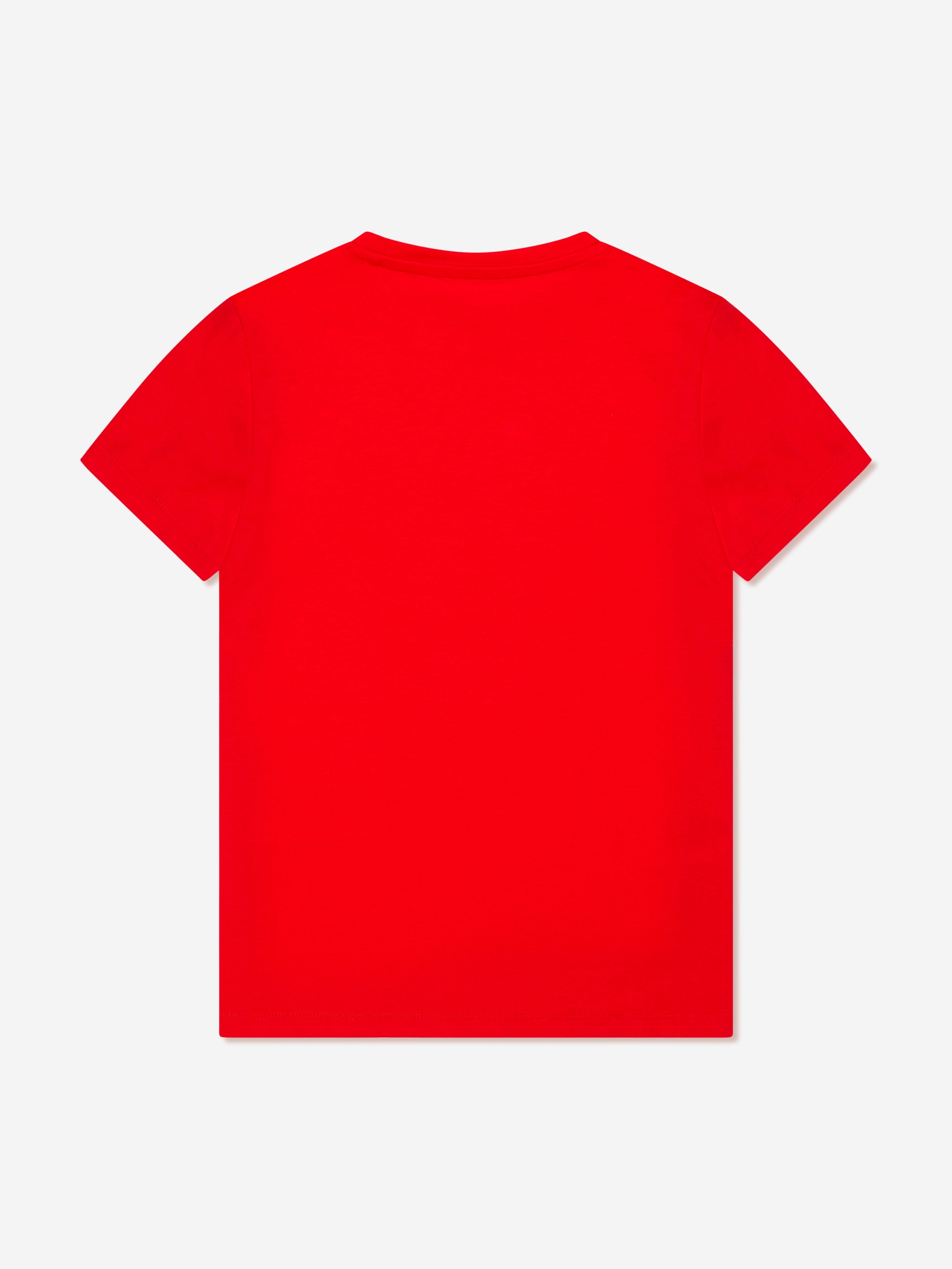 Guess Girls Logo T-Shirt in Red