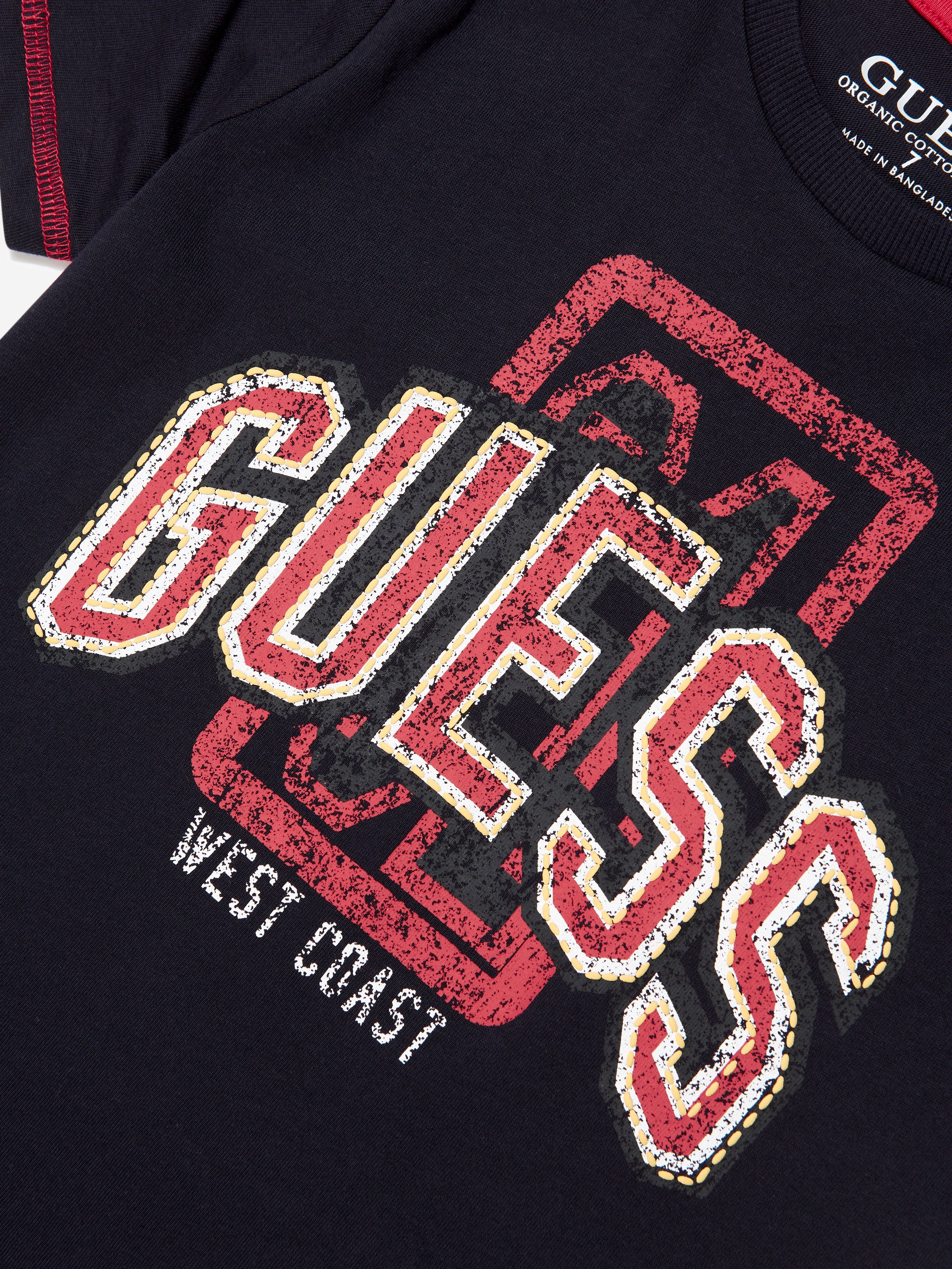 Guess Boys Logo T-Shirt in Navy