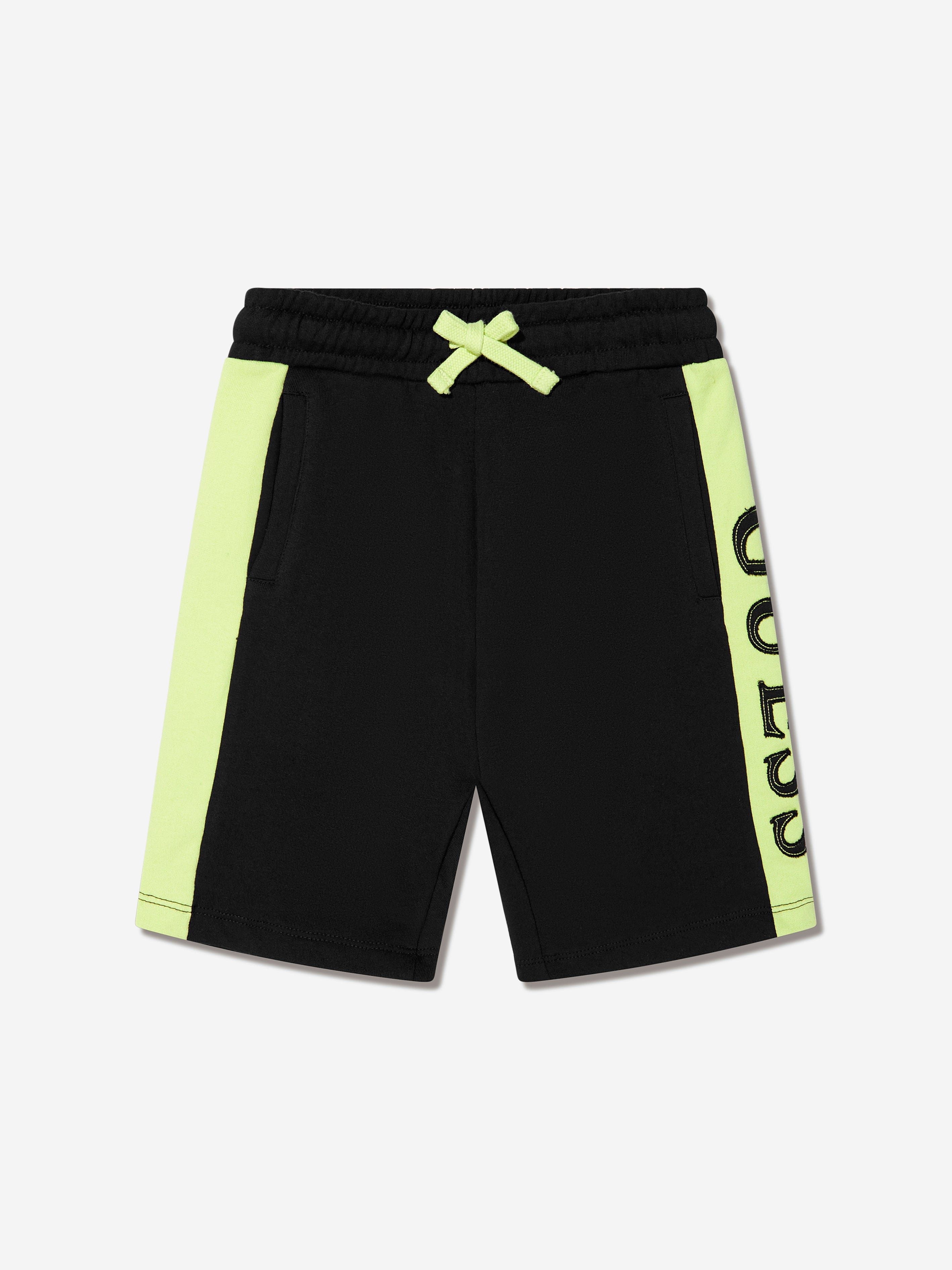 Guess Boys Logo Tape Shorts in Black