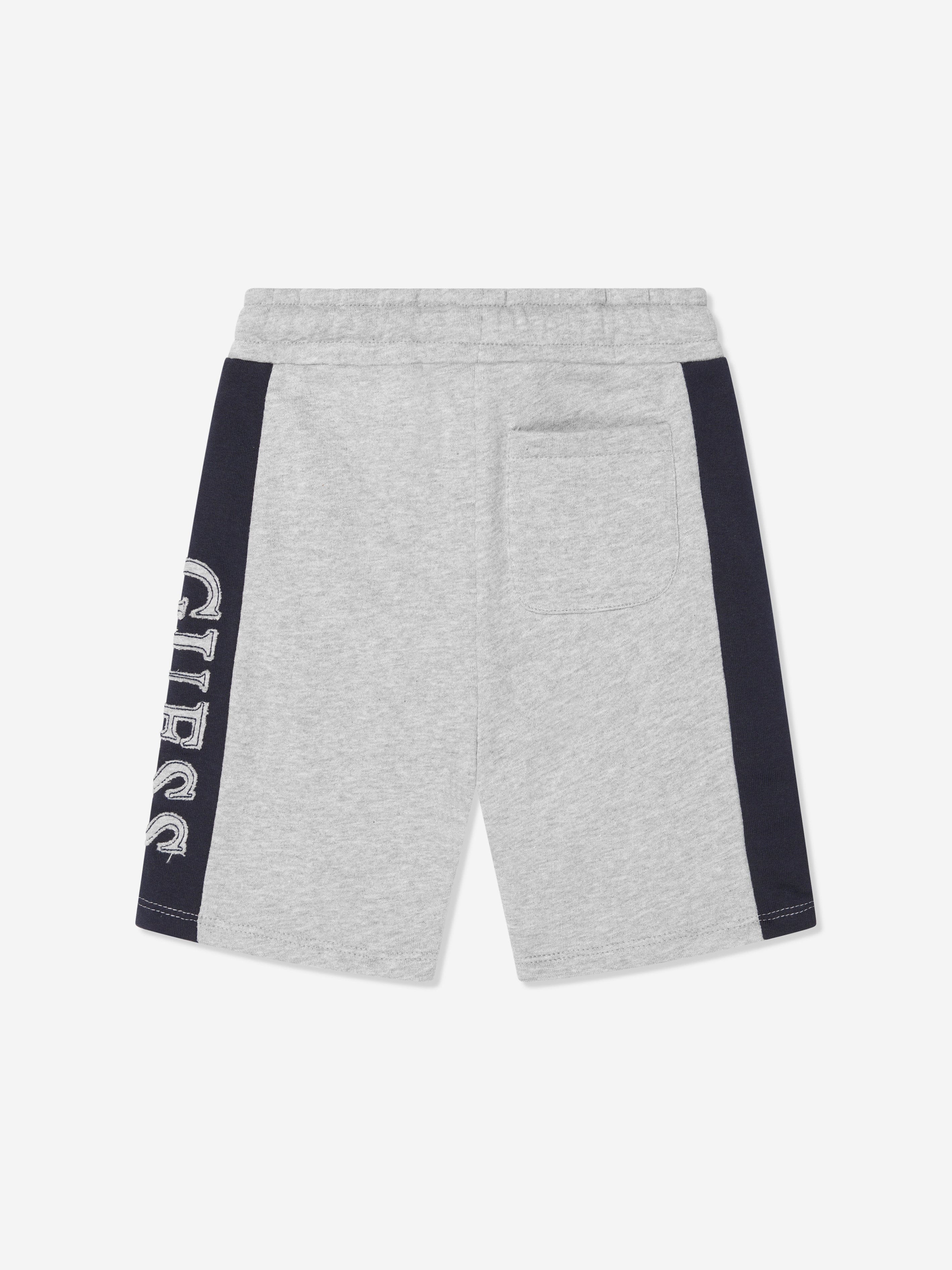 Guess Boys Logo Shorts in Grey