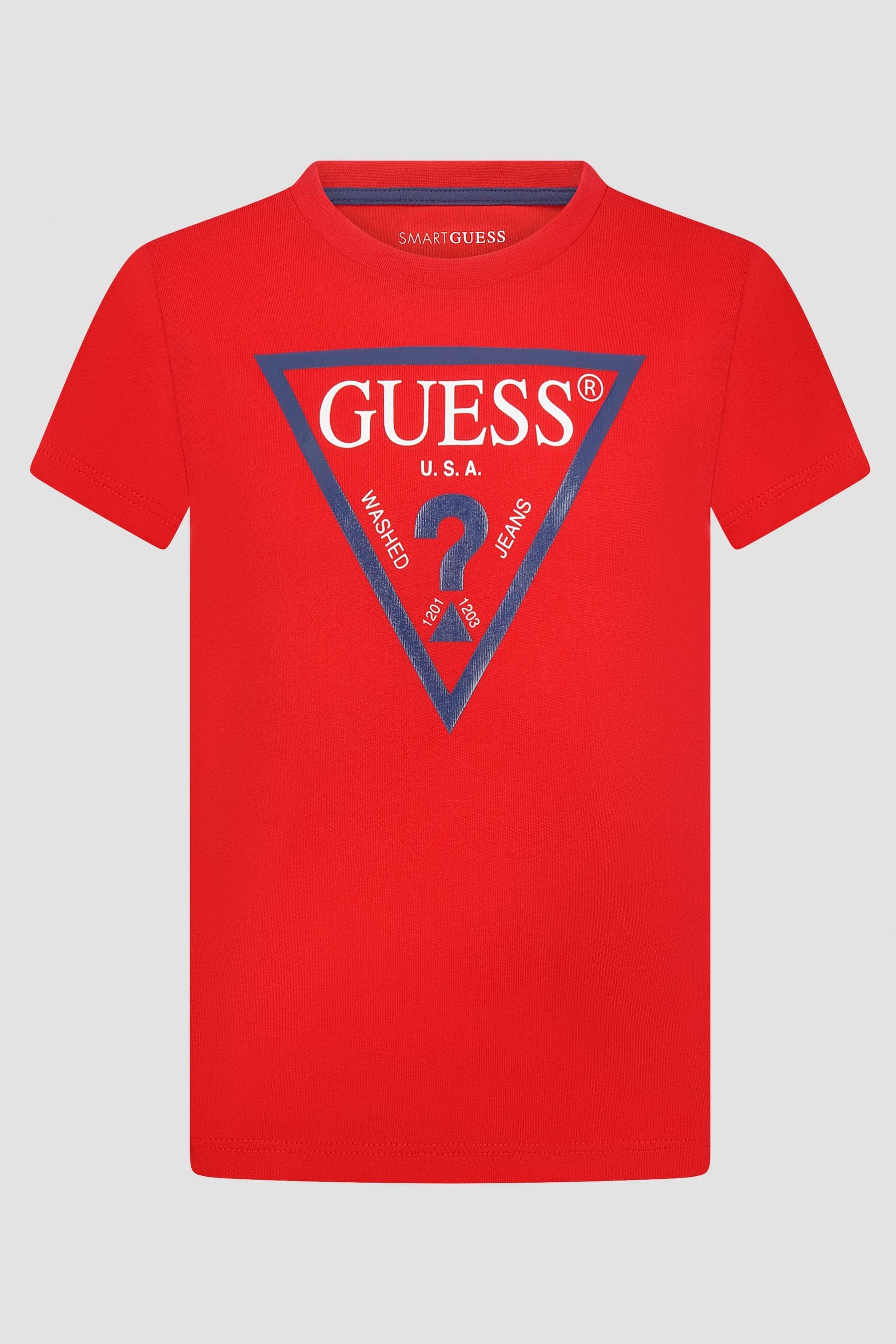 Guess Boys Logo Print T-Shirt