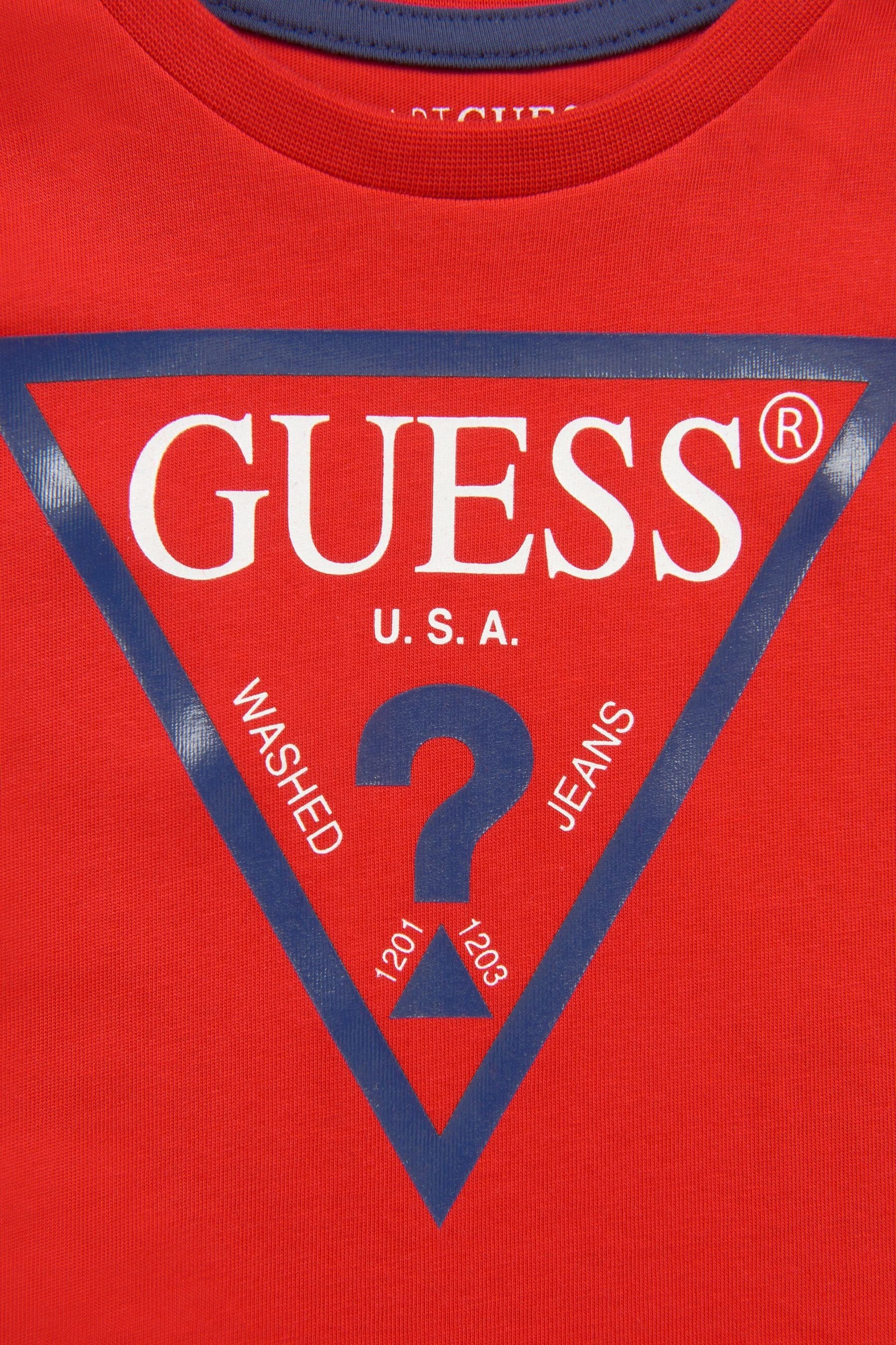 Guess Boys Logo Print T-Shirt