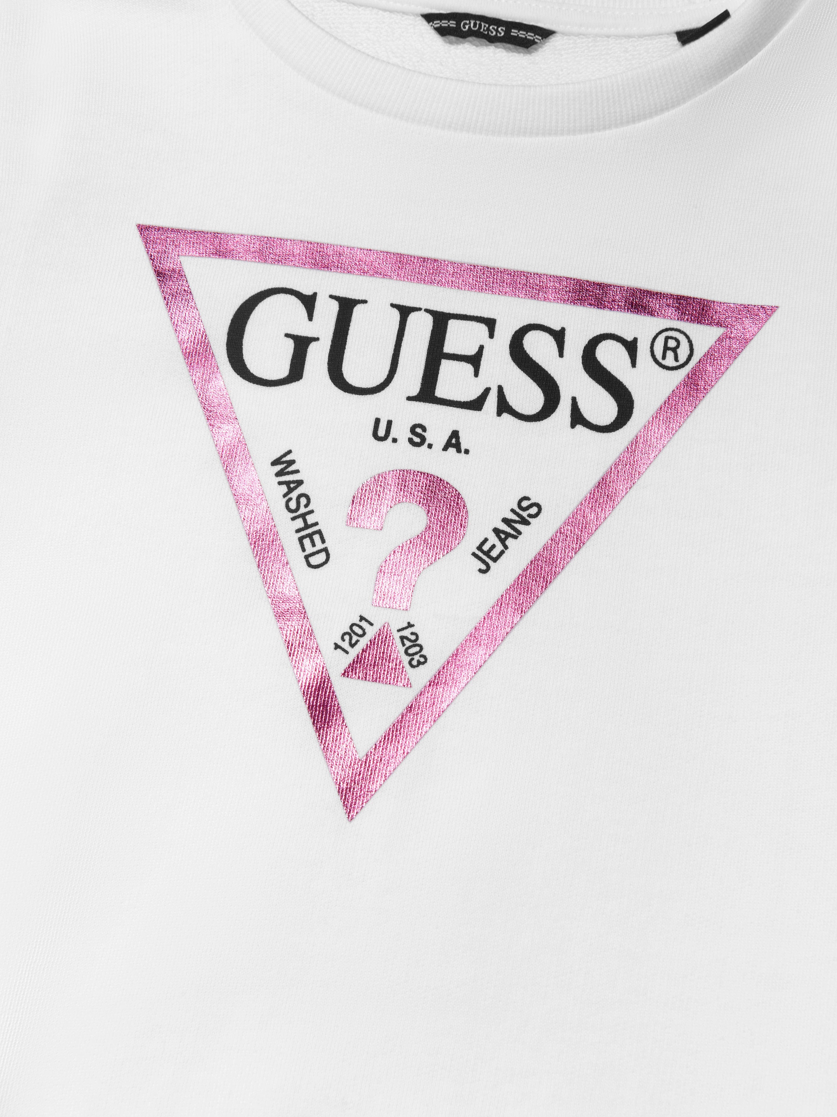 Guess Girls Logo Print Sweatshirt