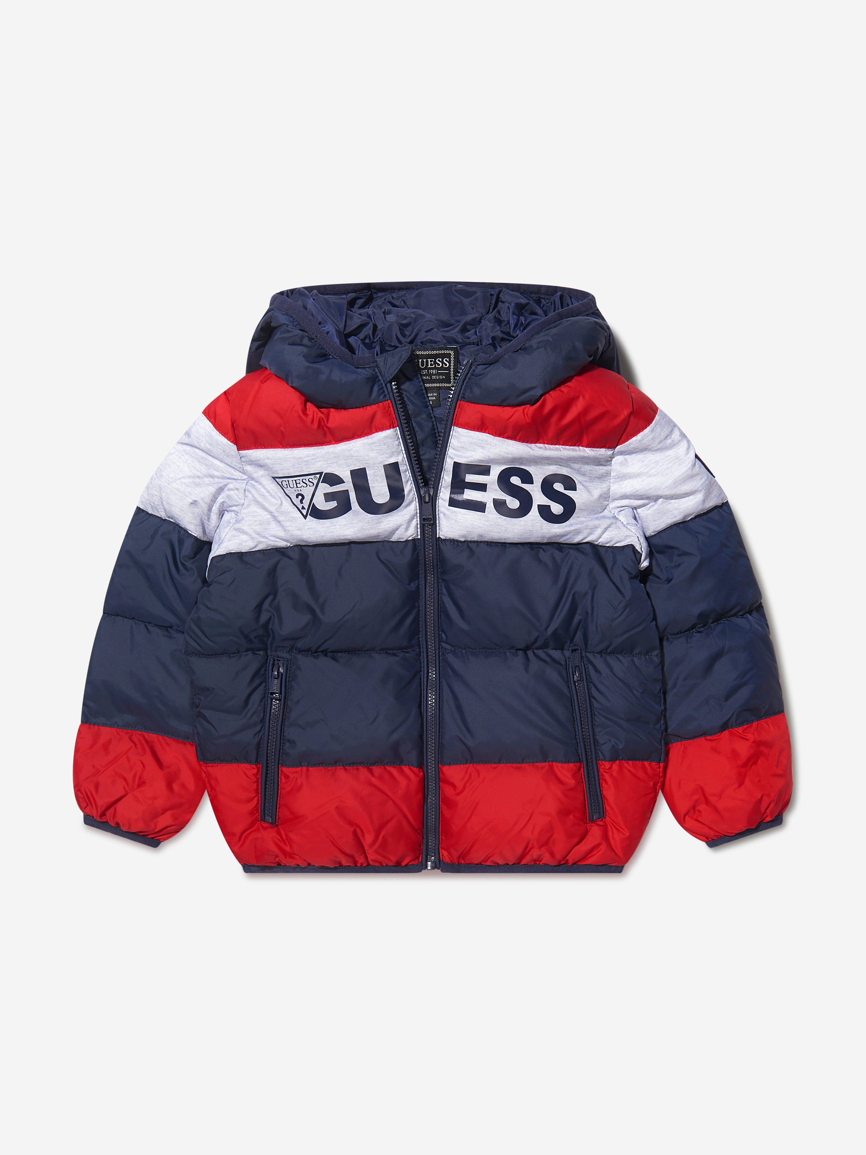 Guess Boys Padded Jacket With Hood