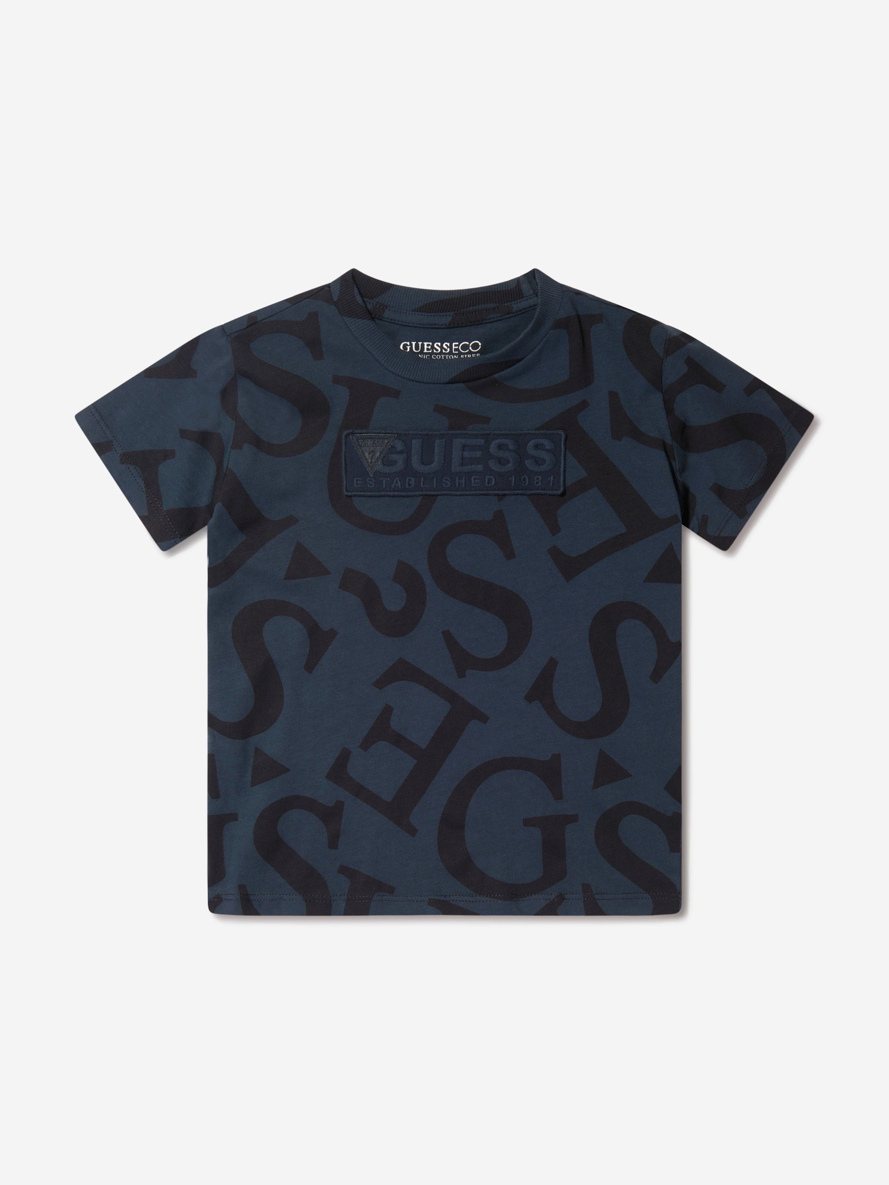 Guess Boys Logo Print T-Shirt