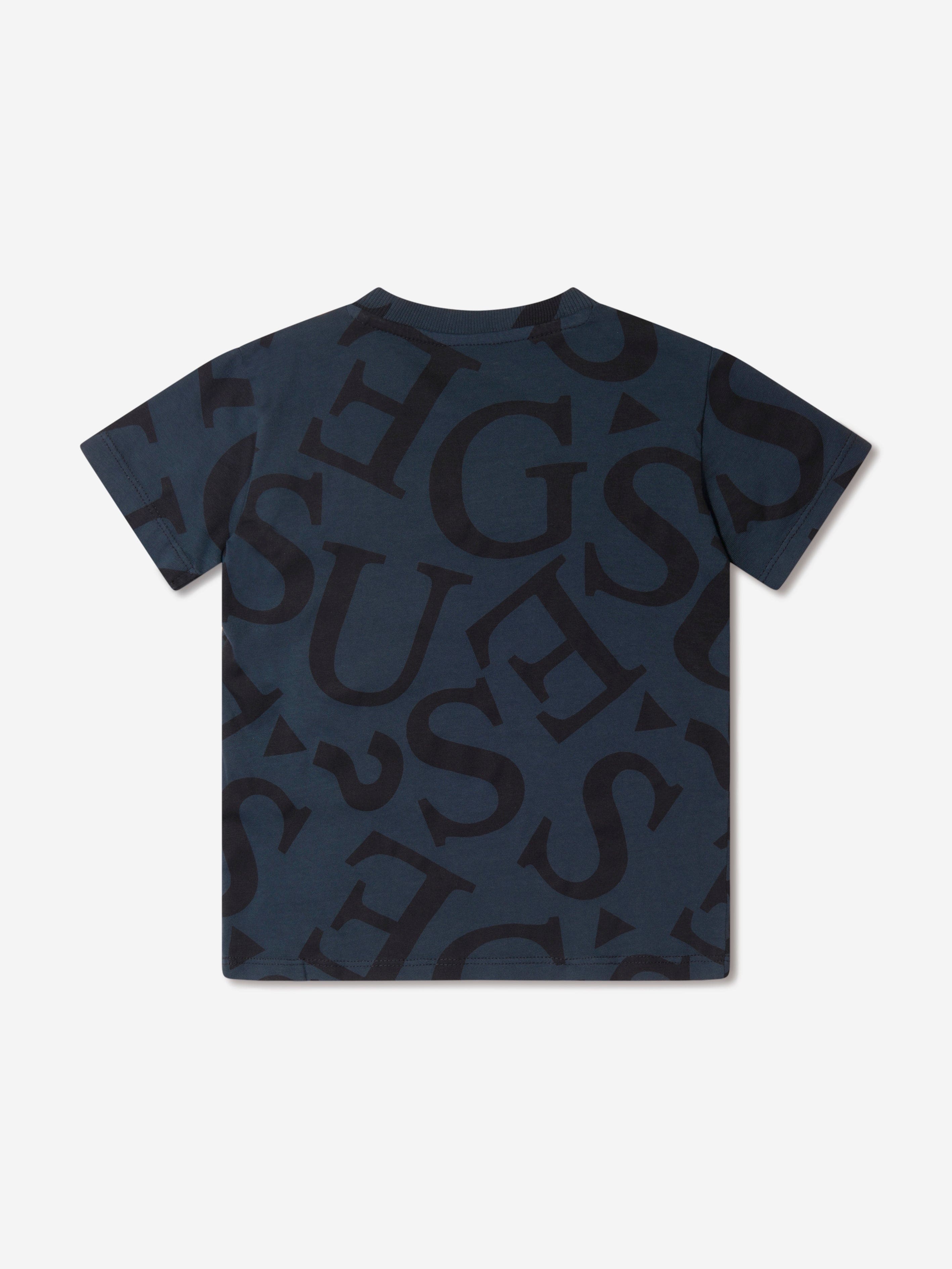 Guess Boys Logo Print T-Shirt