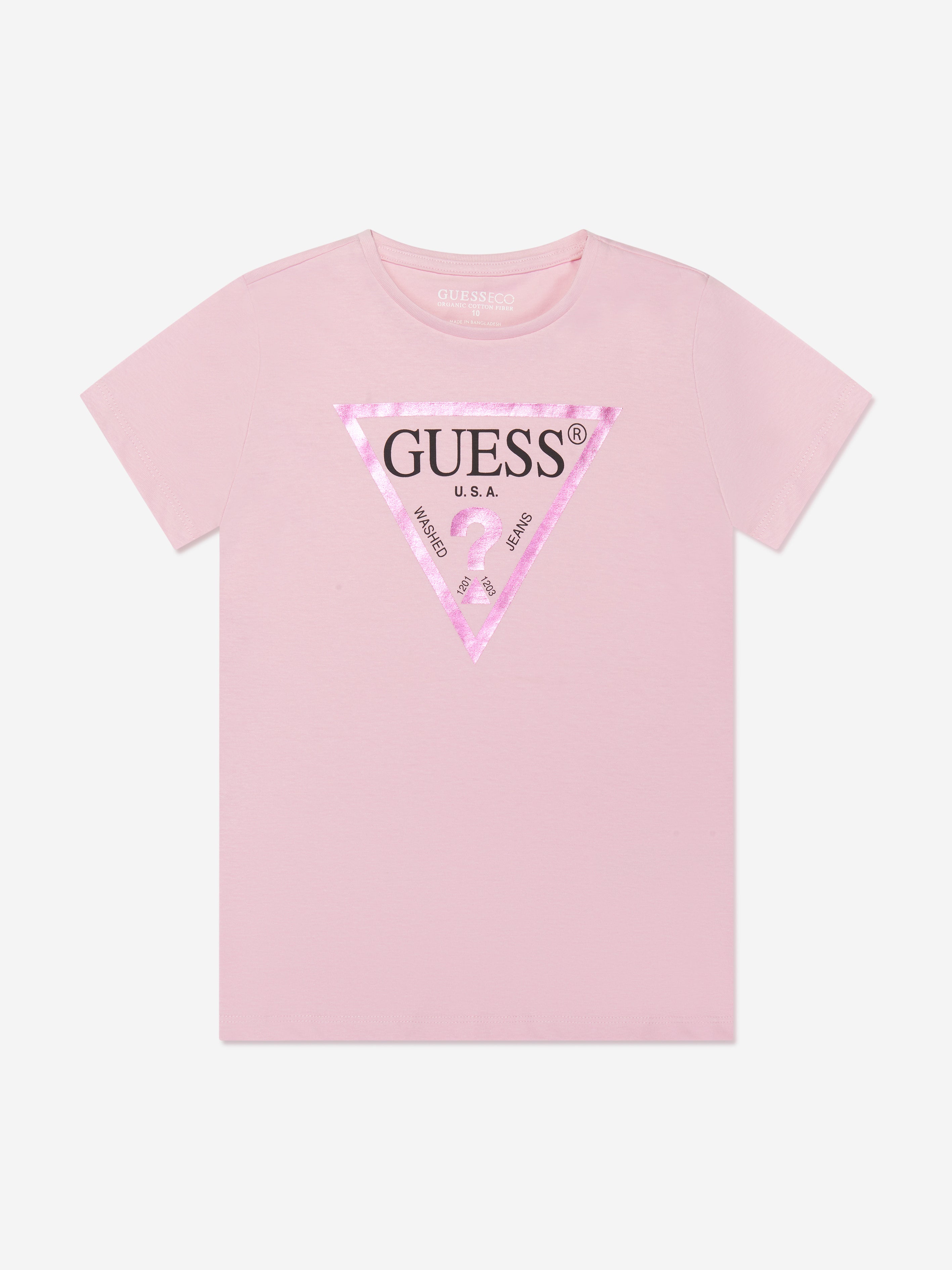 Guess Girls Logo Print T-Shirt