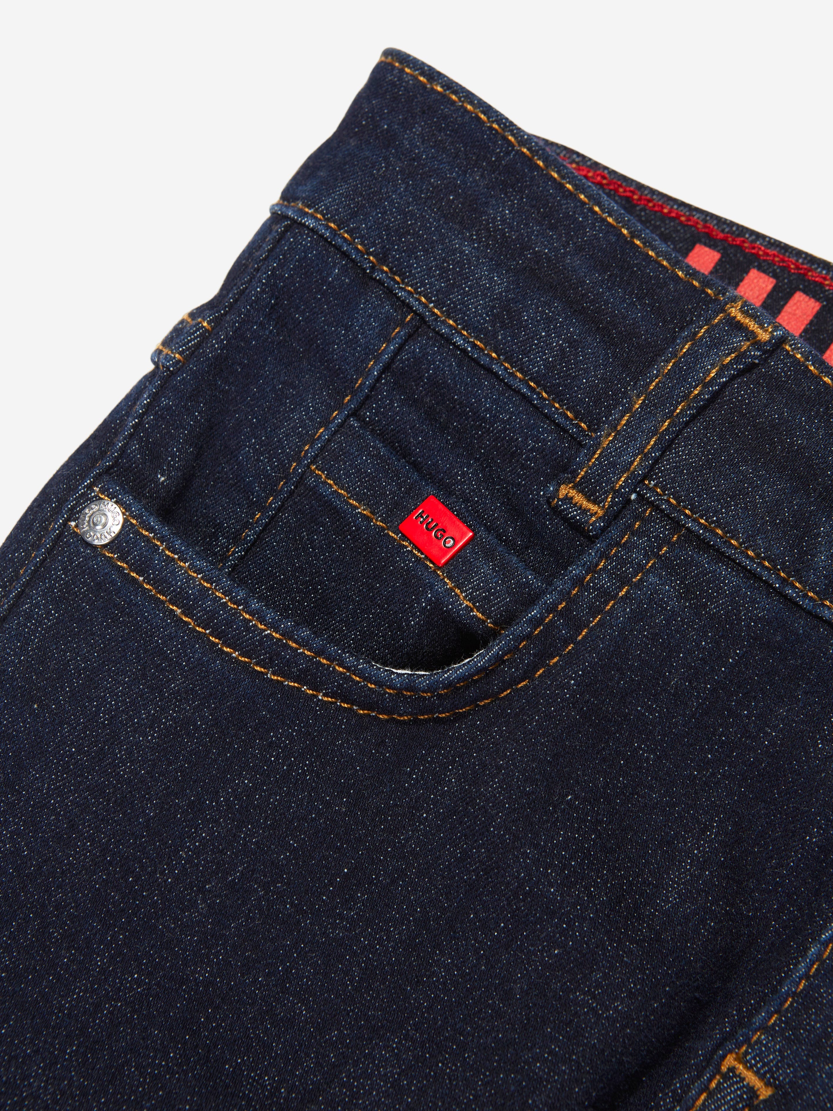 Hugo Boys Skinny Fit Jeans in Blue