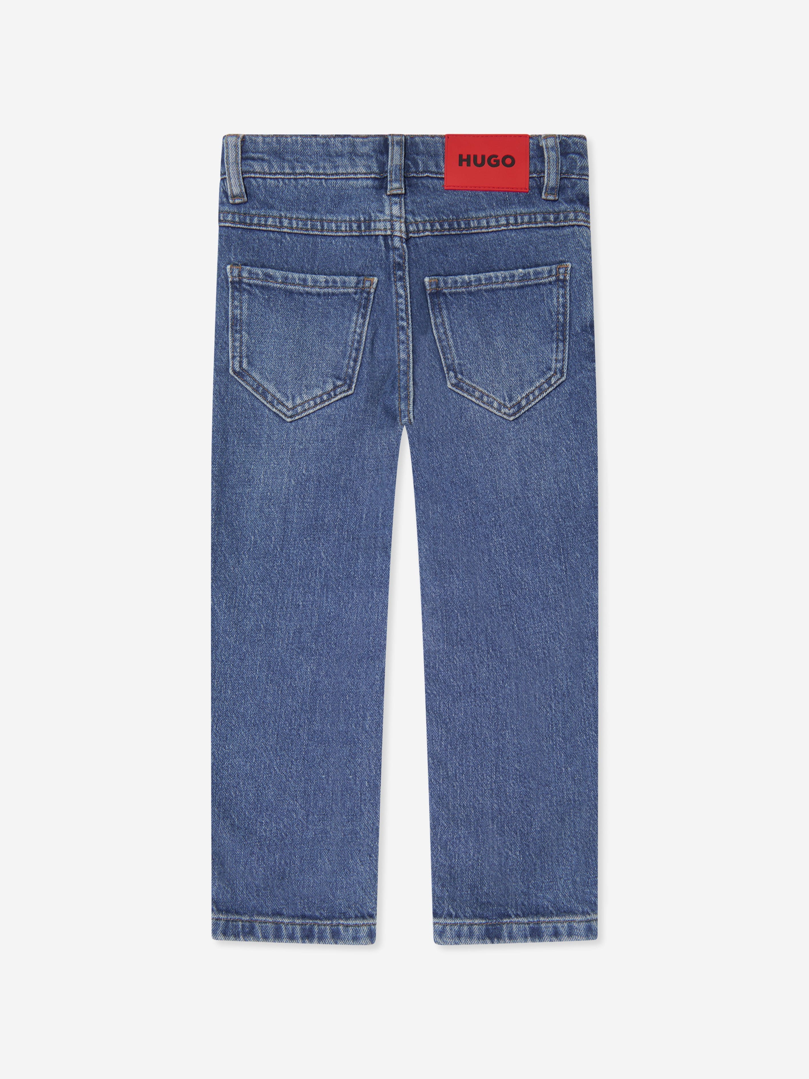 Hugo Boys Regular Fit Jeans in Blue