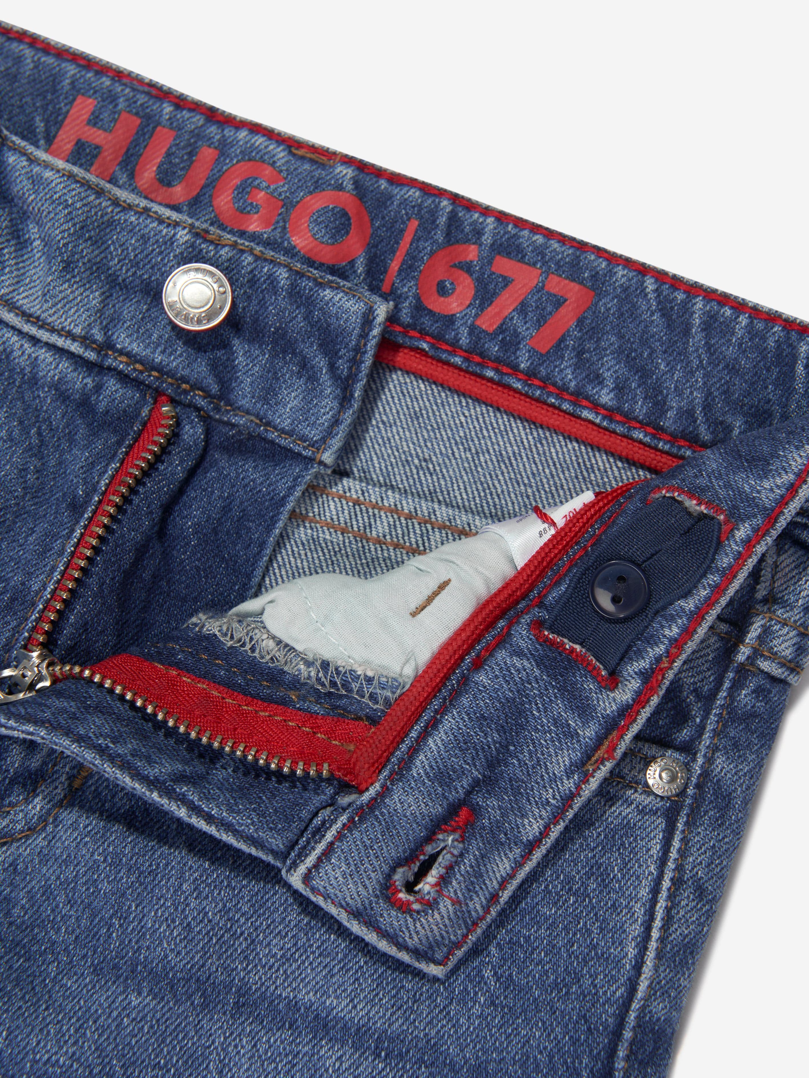 Hugo Boys Regular Fit Jeans in Blue