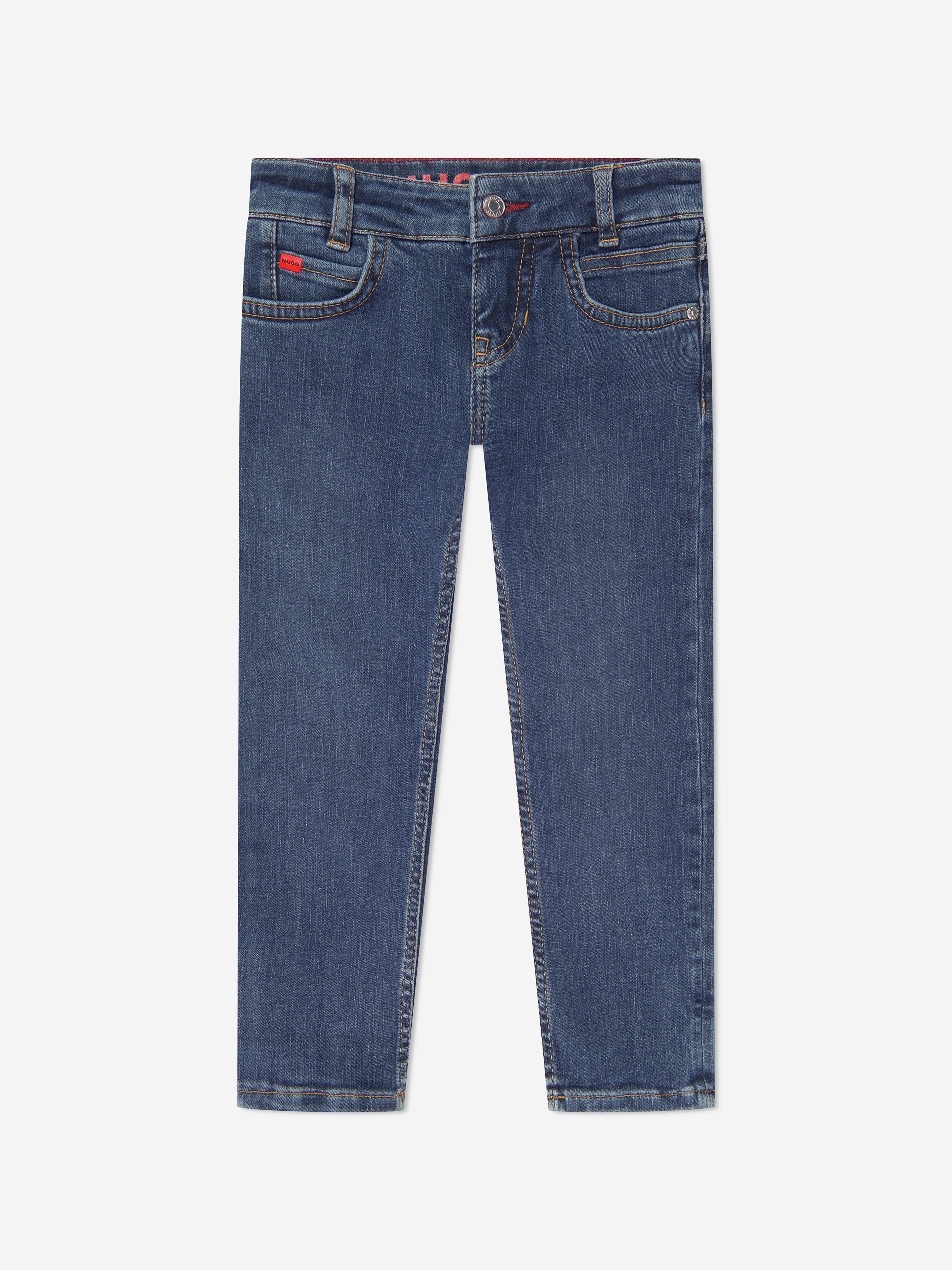 Hugo Boys Skinny Fit Jeans in Blue