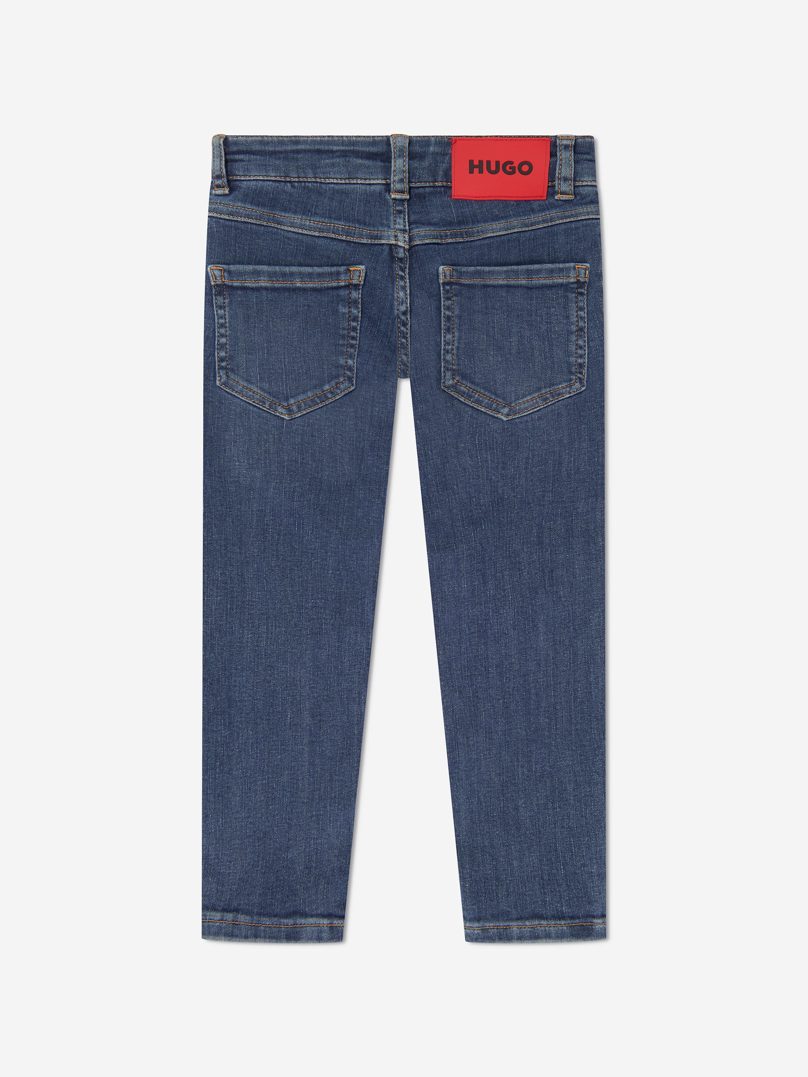 Hugo Boys Skinny Fit Jeans in Blue