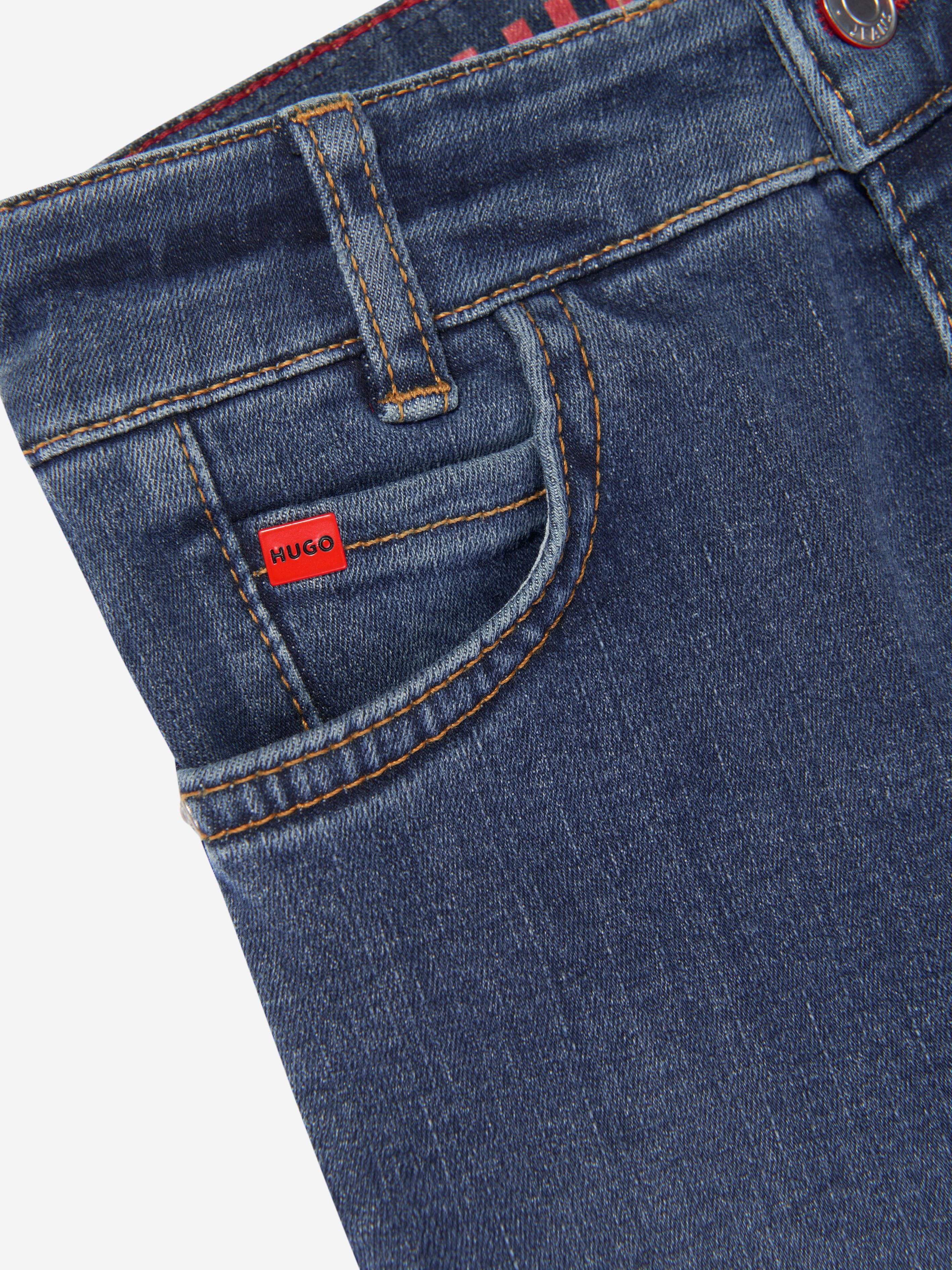 Hugo Boys Skinny Fit Jeans in Blue