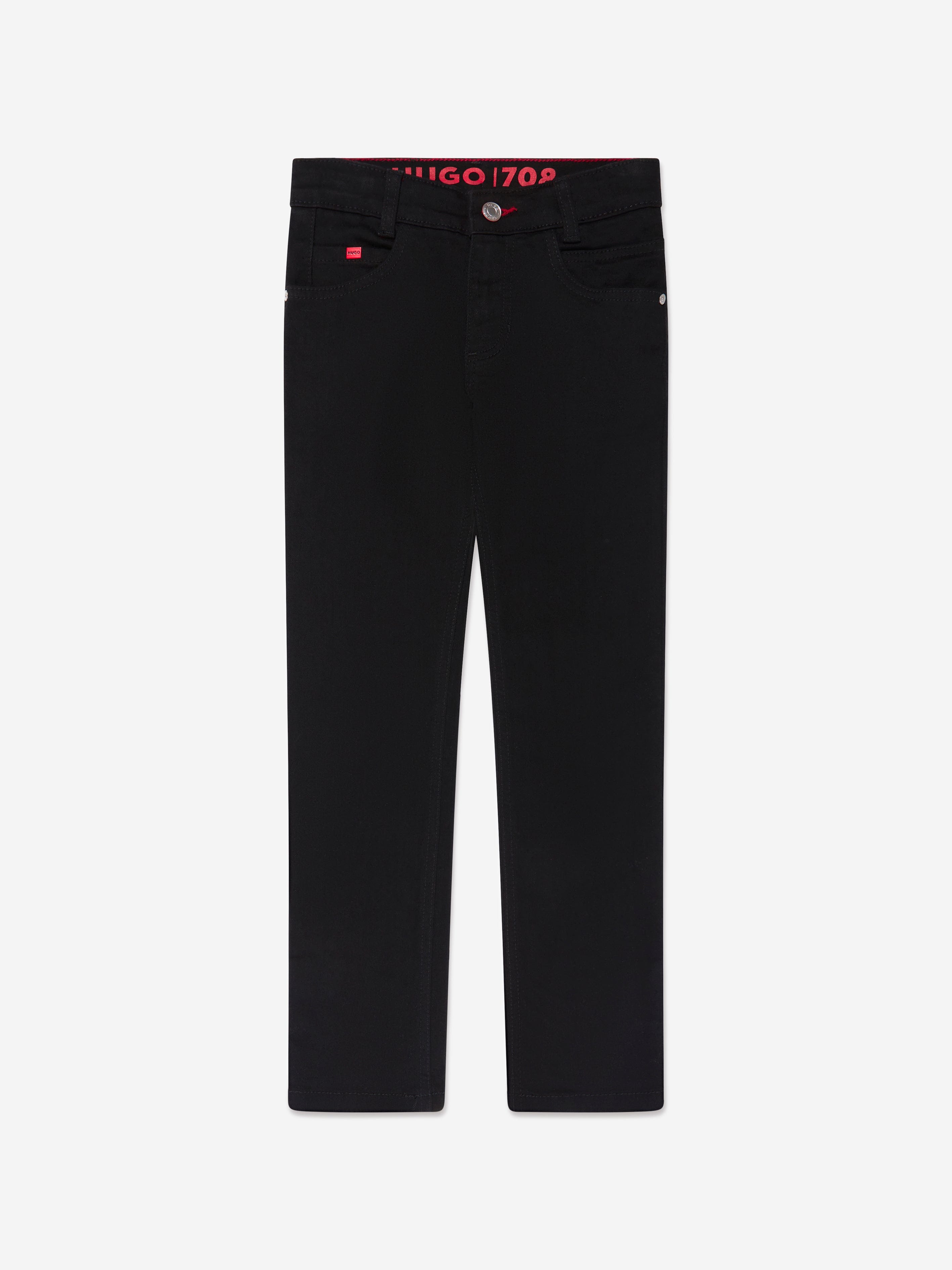 Hugo Boys Slim Fit Jeans in Black