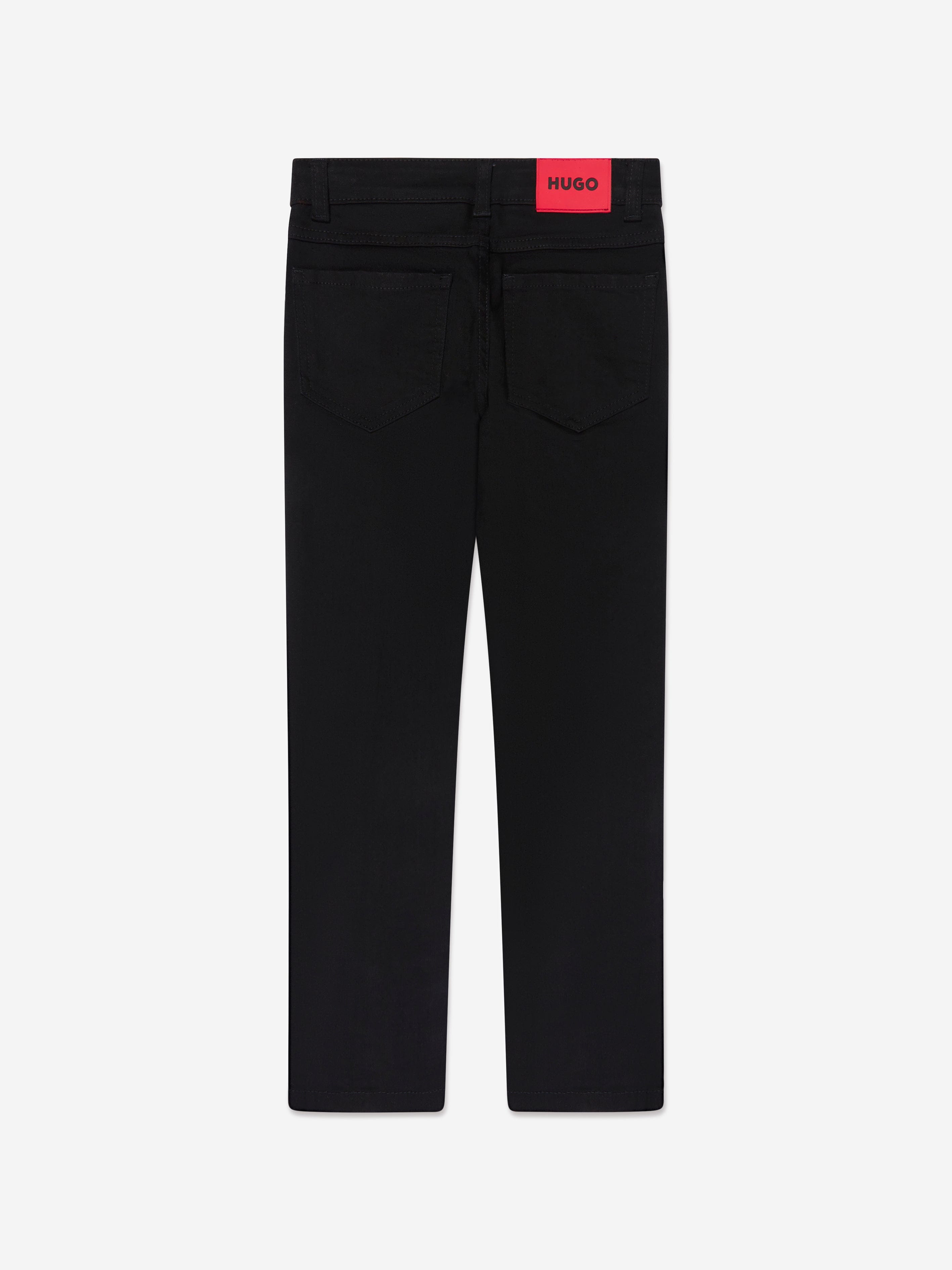 Hugo Boys Slim Fit Jeans in Black