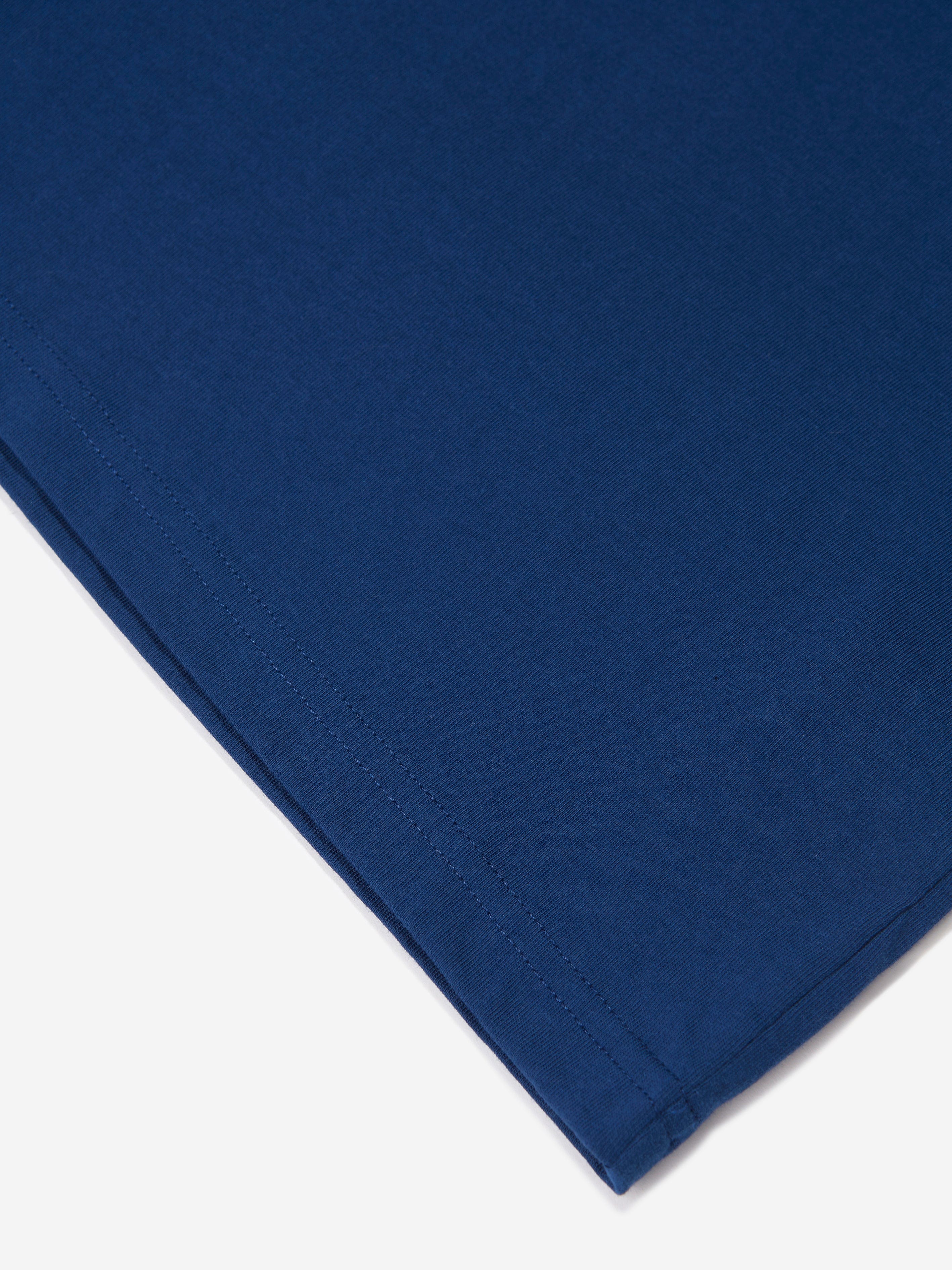 Hugo Boys Square Logo T-Shirt in Blue