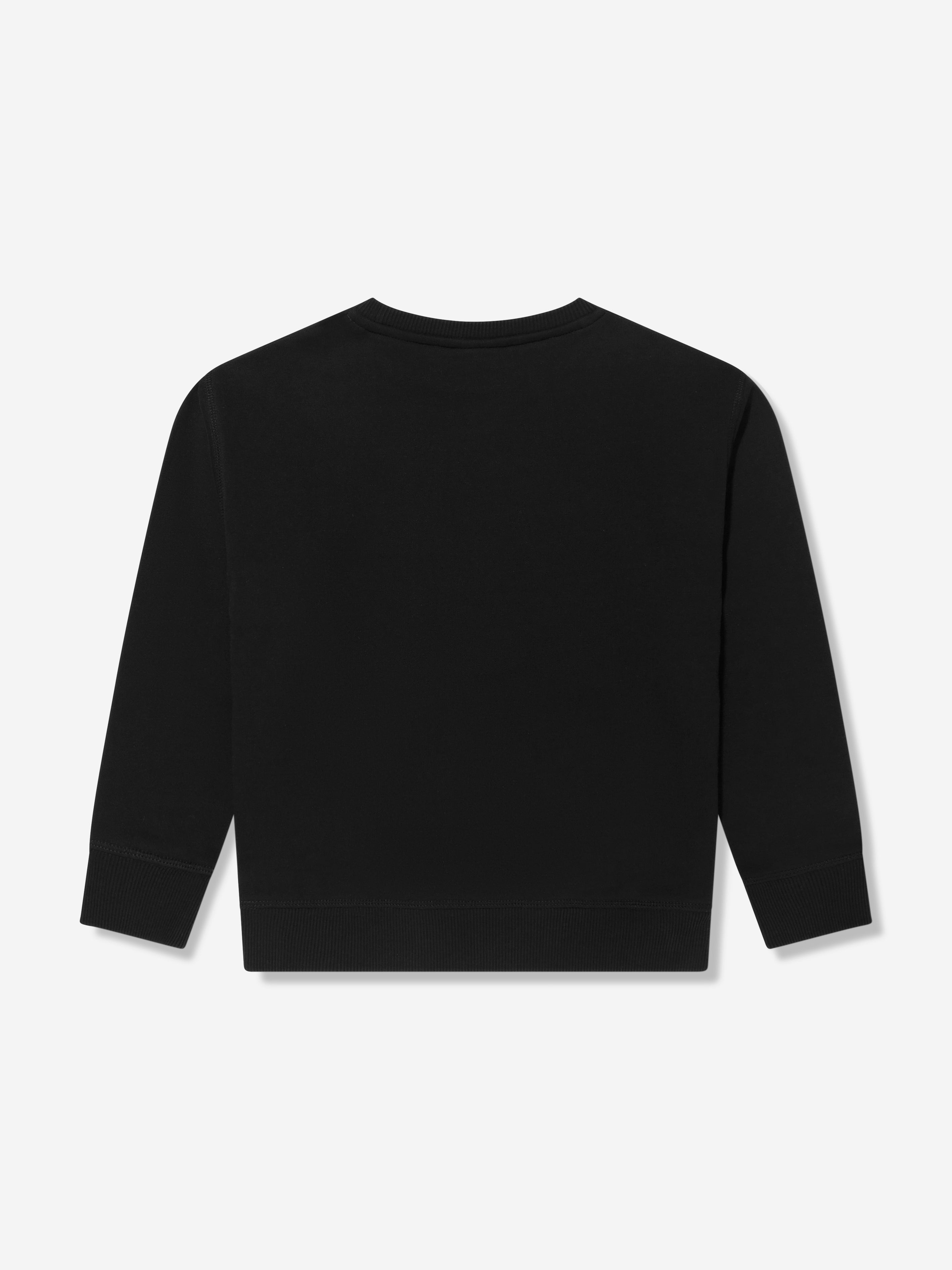 Hugo Boys Logo Sweatshirt in Black