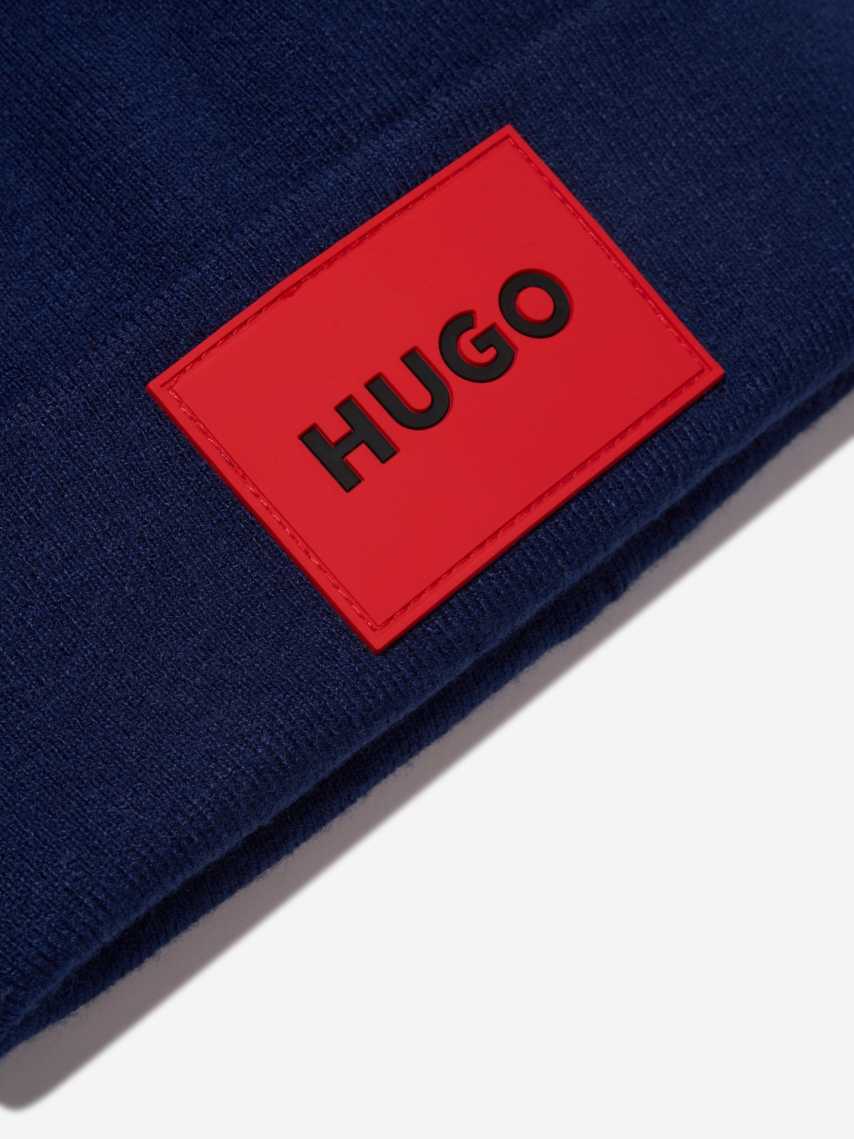 Hugo Kids Pull On Hat in Blue