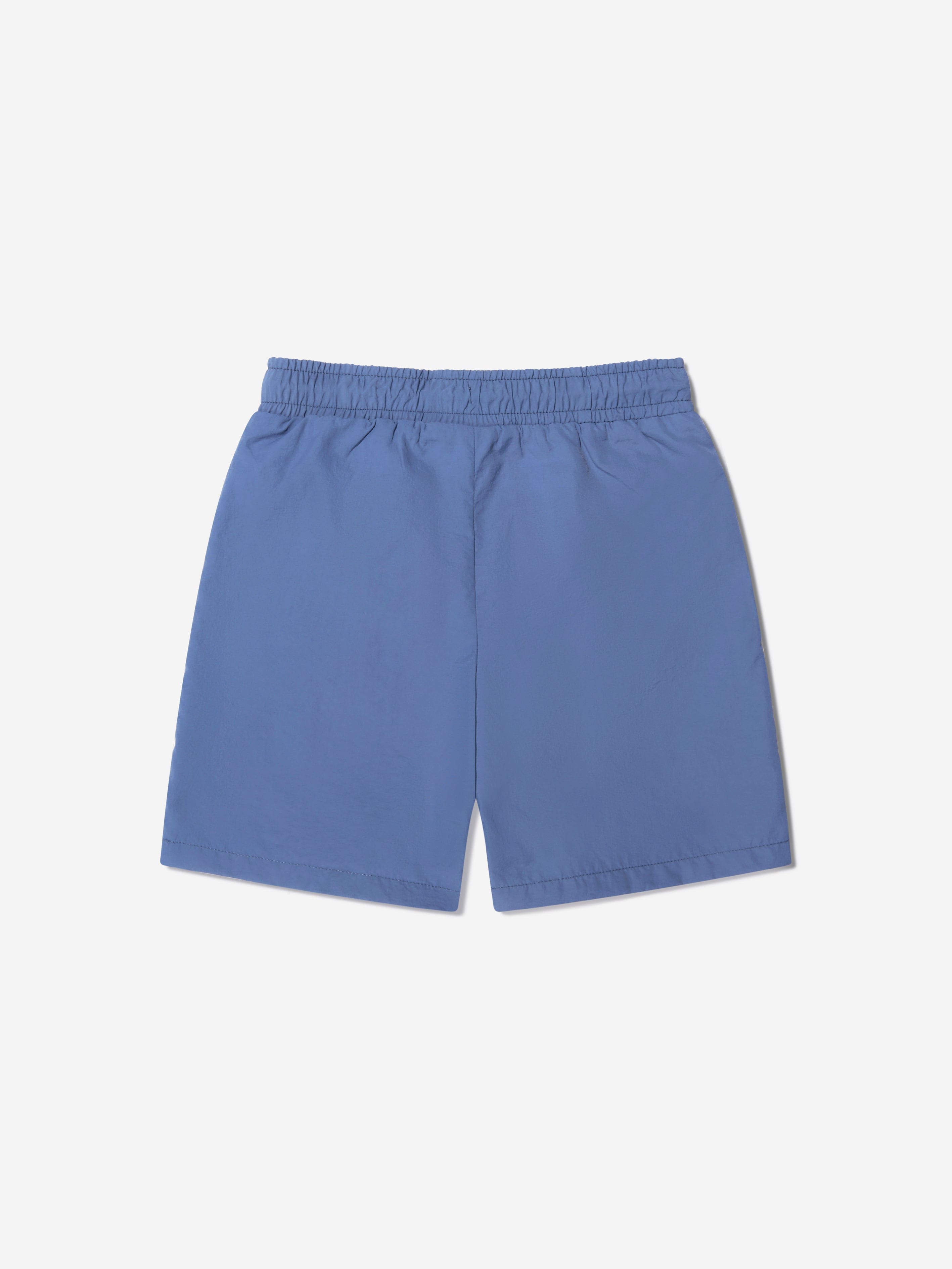 Hugo Boys Logo Swim Shorts in Blue