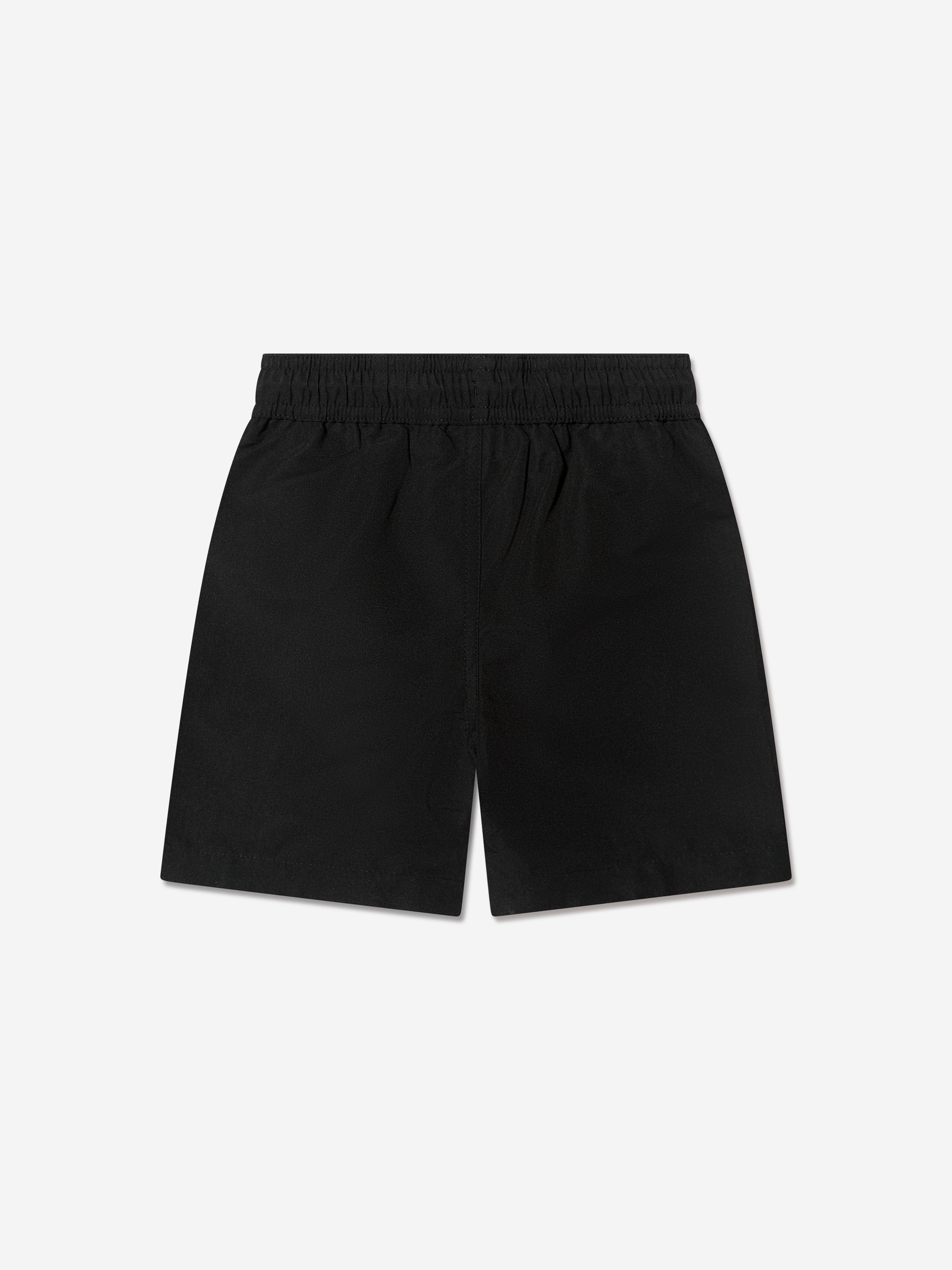 Hugo Boys Signature Logo Swim Shorts in Black