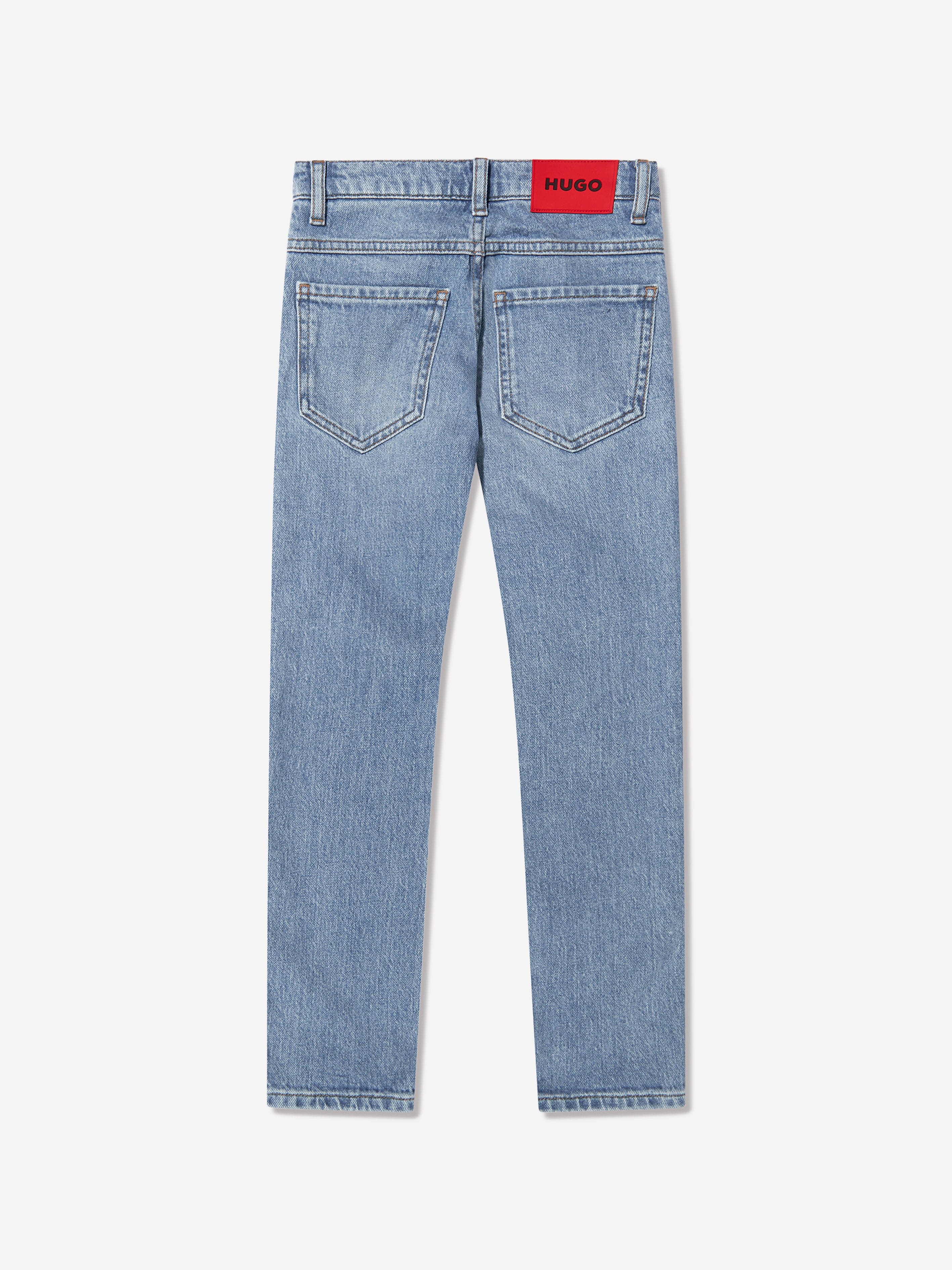 Hugo Boys Regular Fit Denim Jeans in Blue