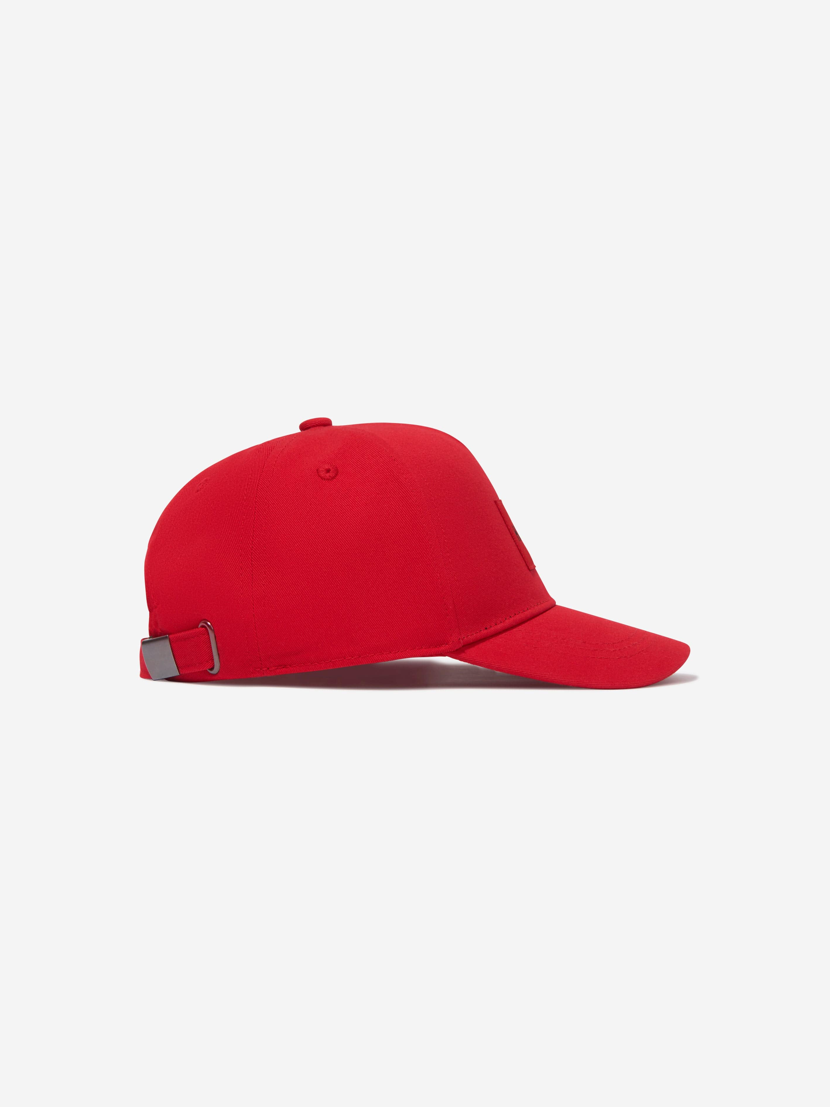 Hugo Kids Logo Cap in Red