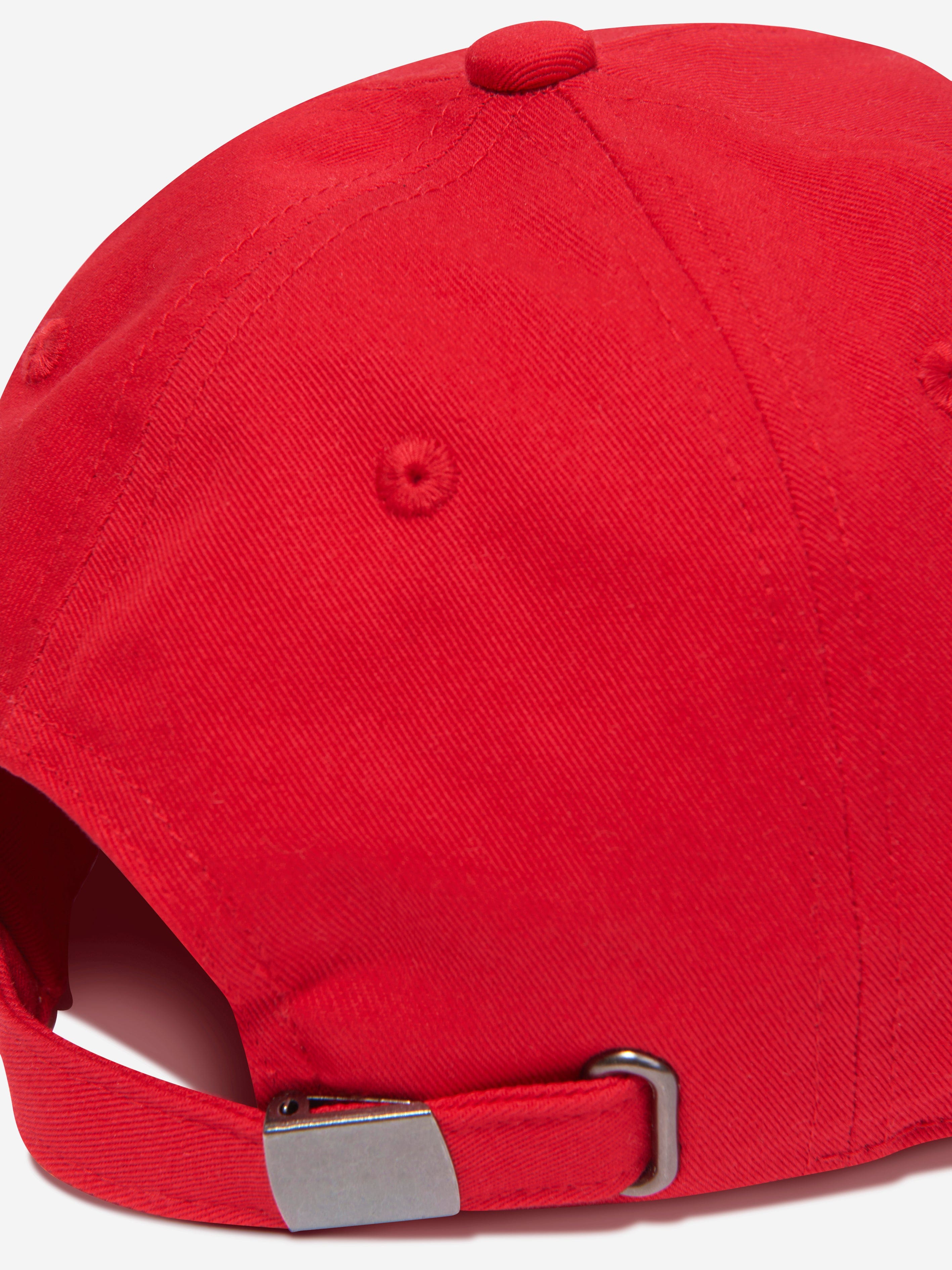 Hugo Kids Logo Cap in Red