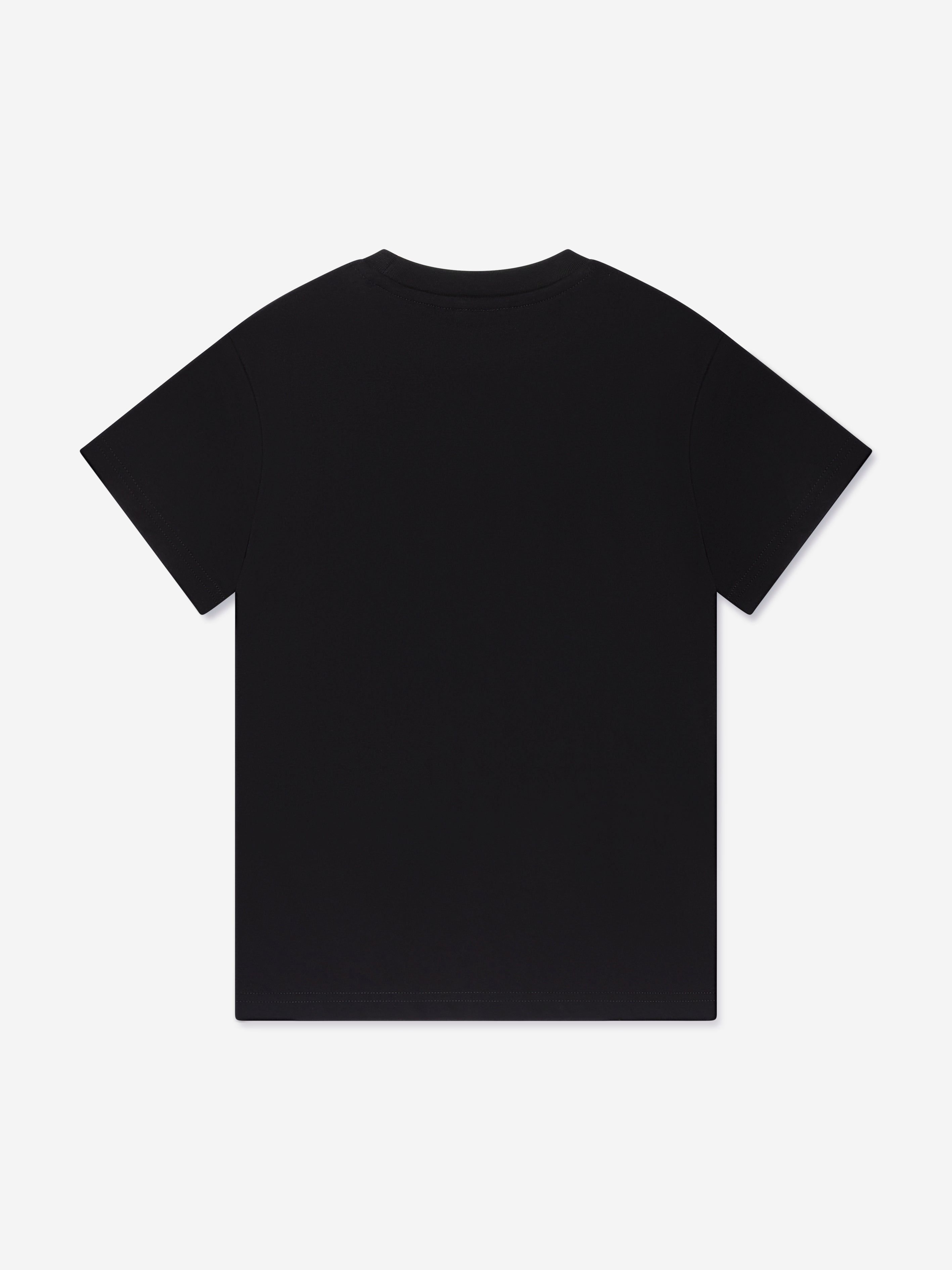 Hugo Boys Flames Pocket T-Shirt in Black