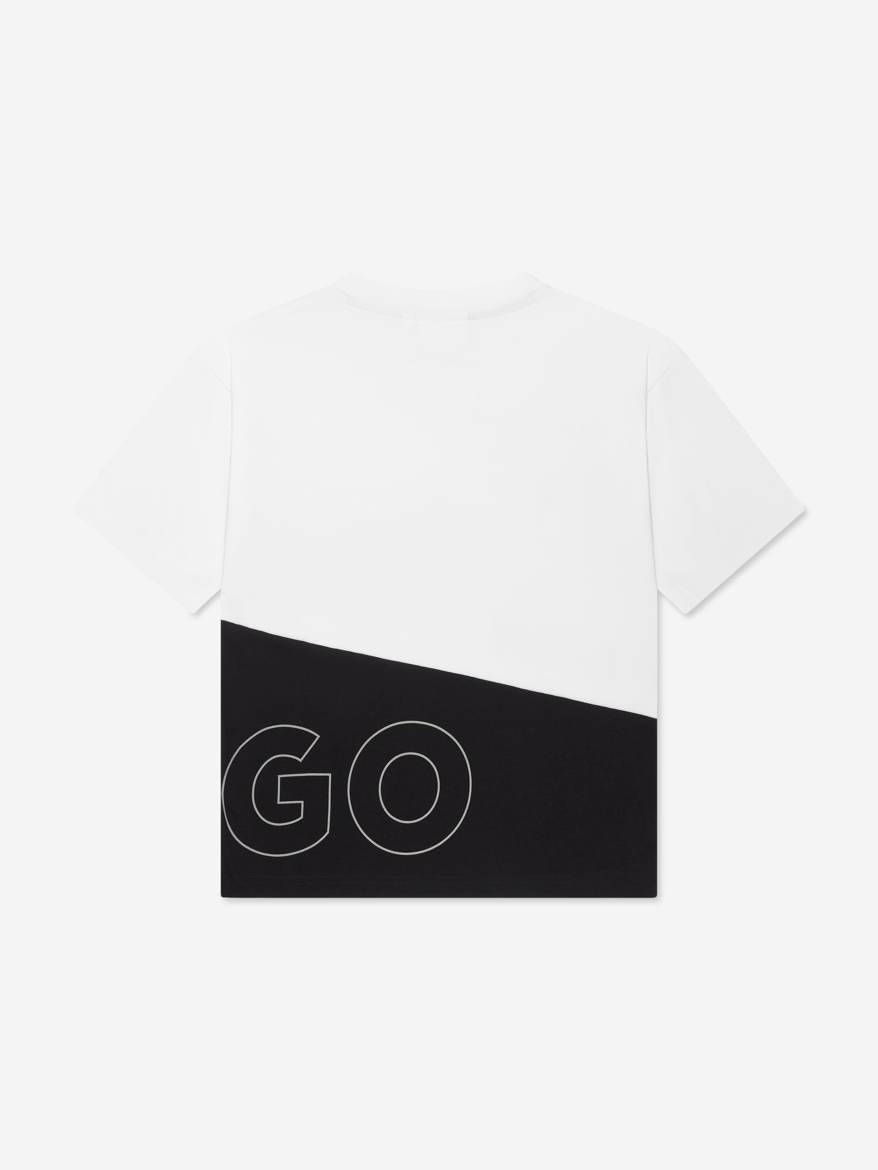 Hugo Boys Racing T-Shirt in White