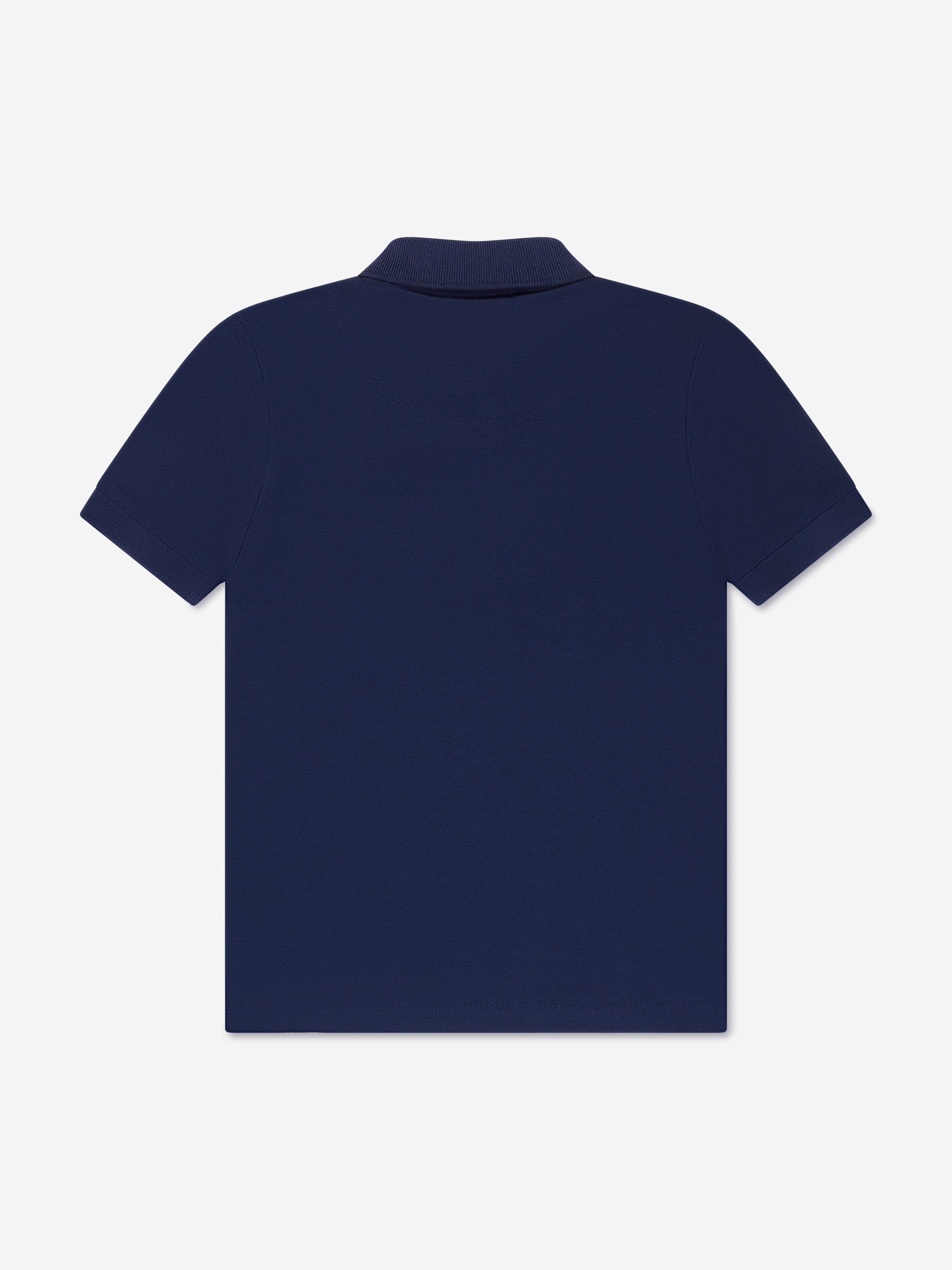 Hugo Boys Logo Polo Shirt in Blue