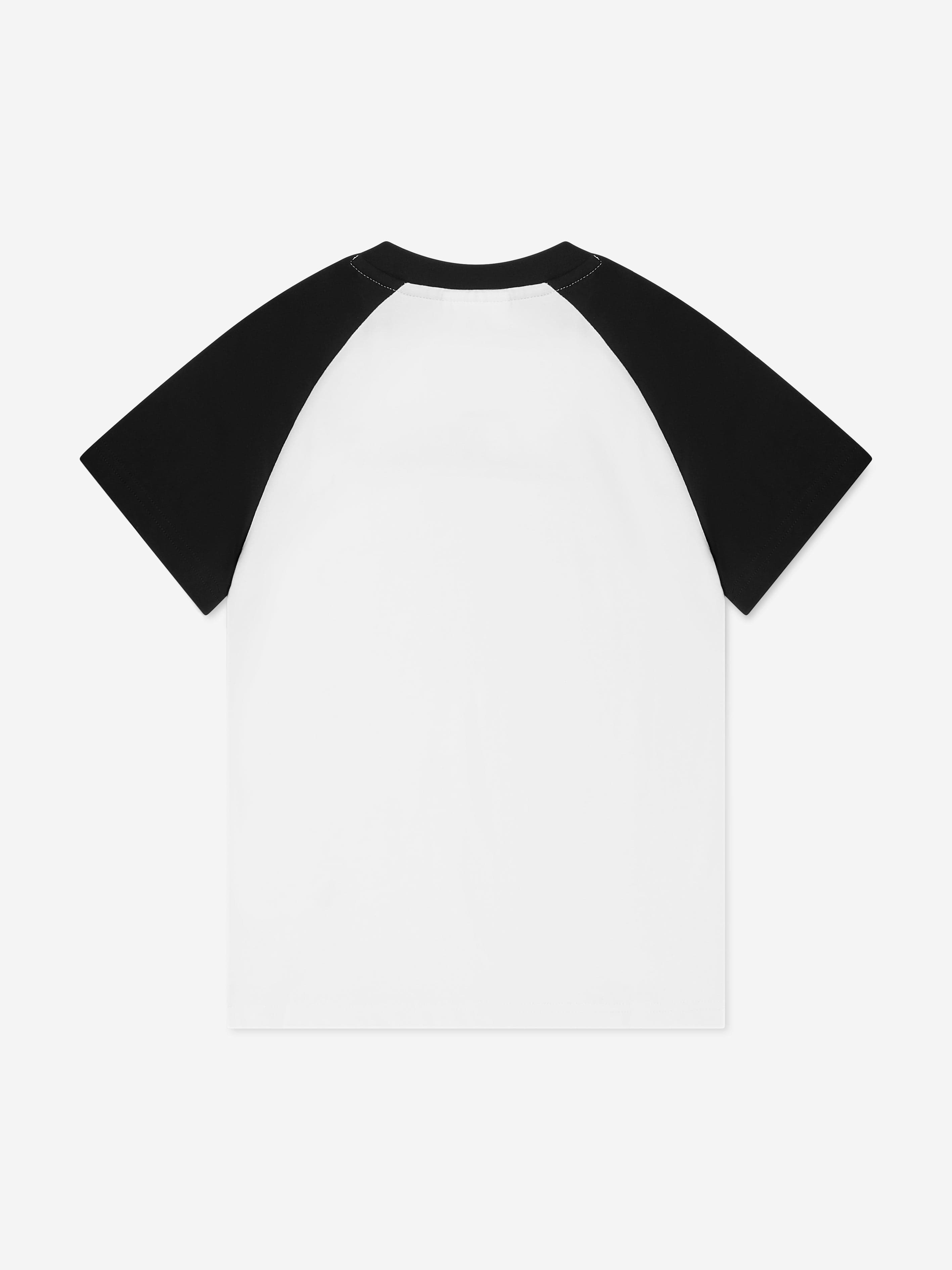 Hugo Boys Logo Print T-Shirt in White