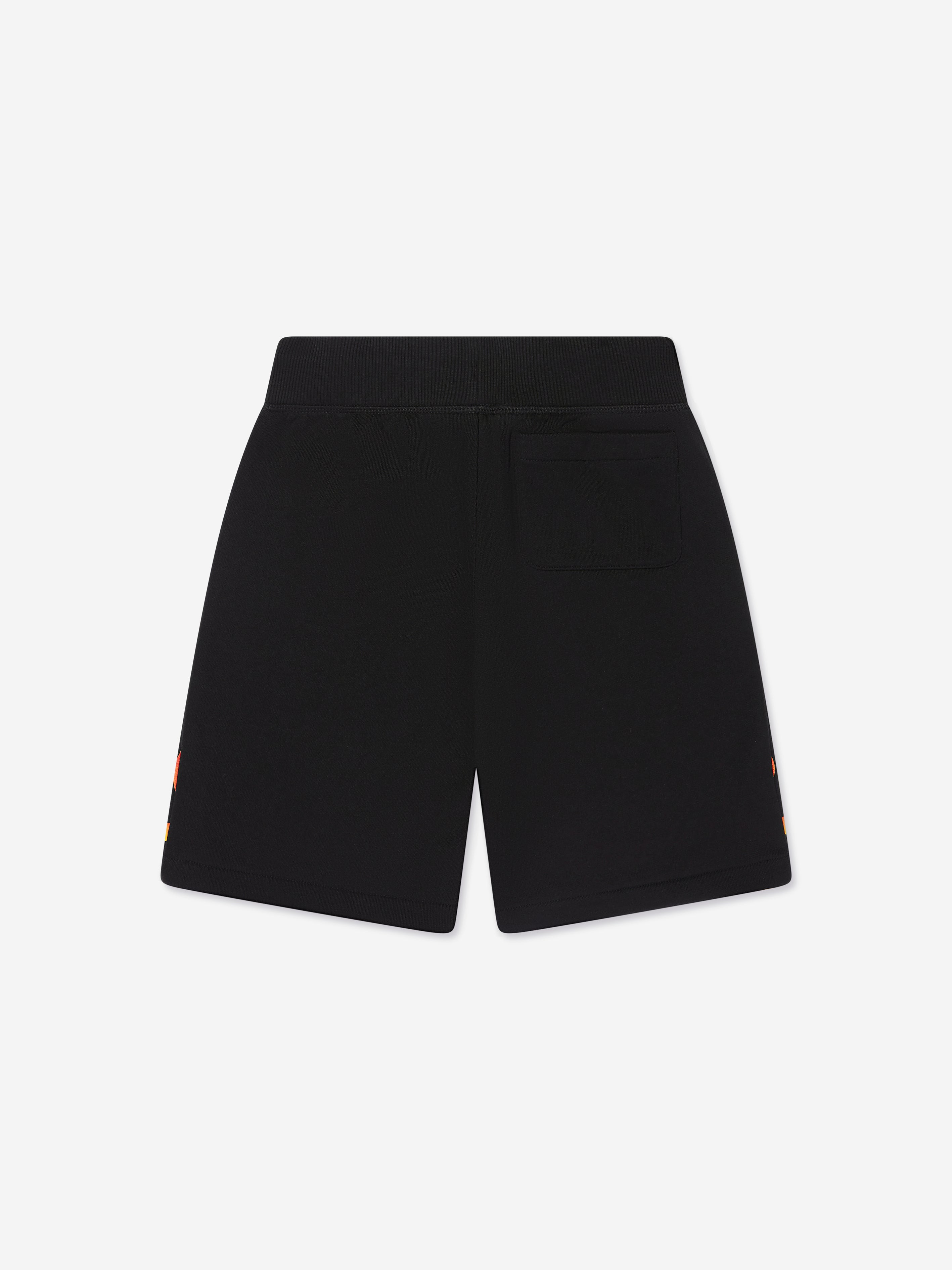 Hugo Boys Flames Print Shorts in Black