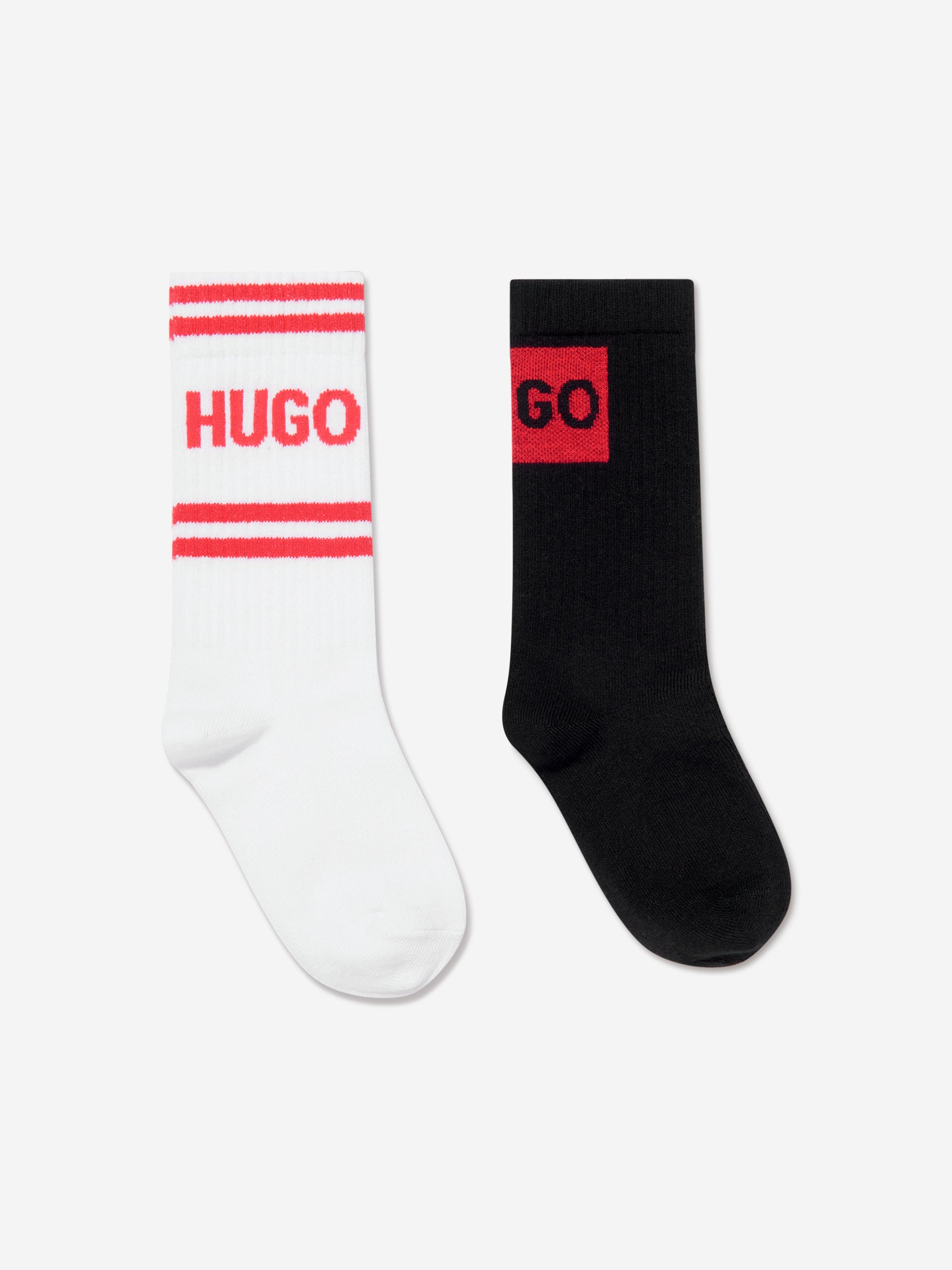 Hugo Kids Socks Set (2 Pairs) in Black