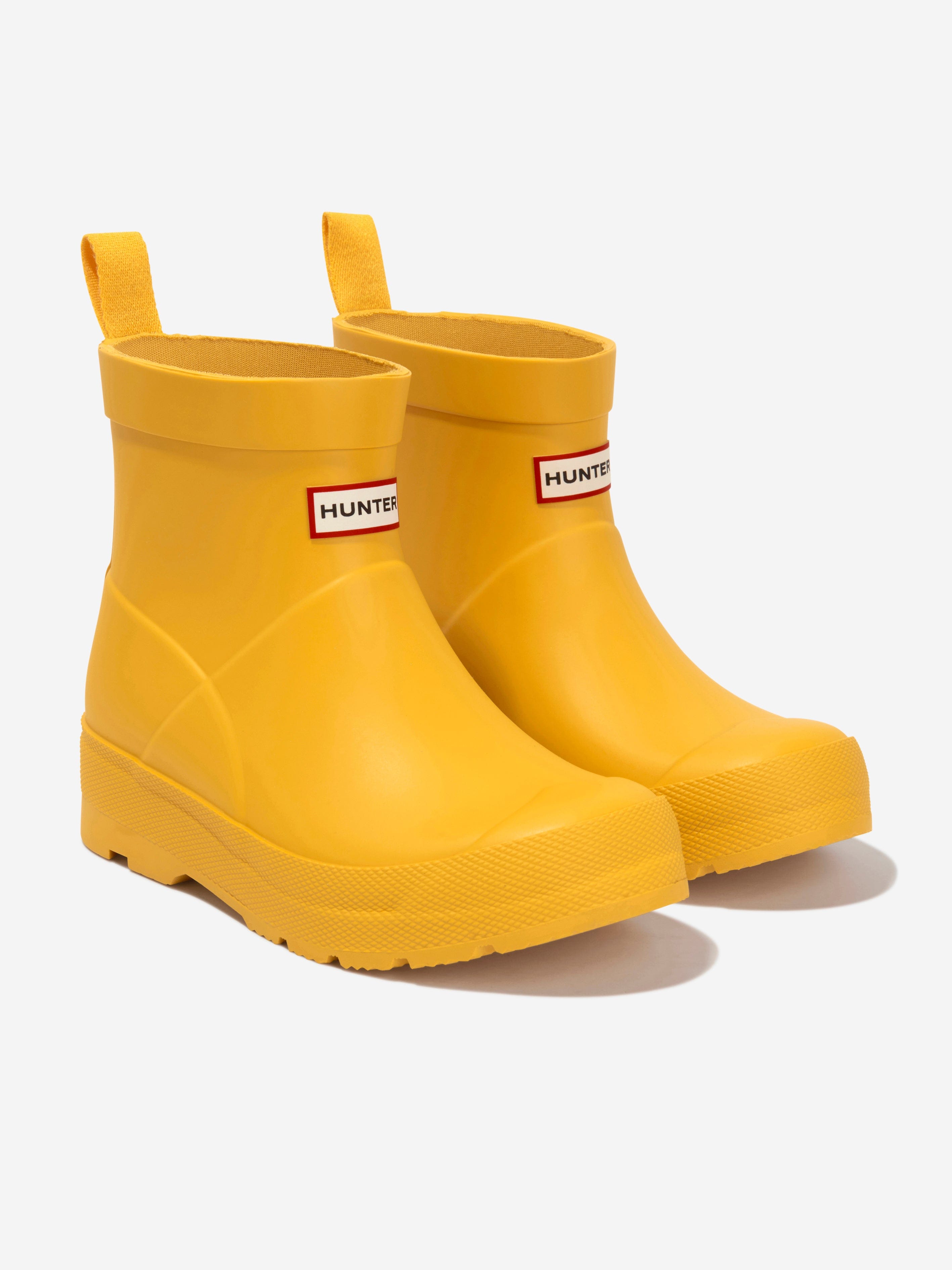 Hunter Kids Play Wellington Boots in Yellow