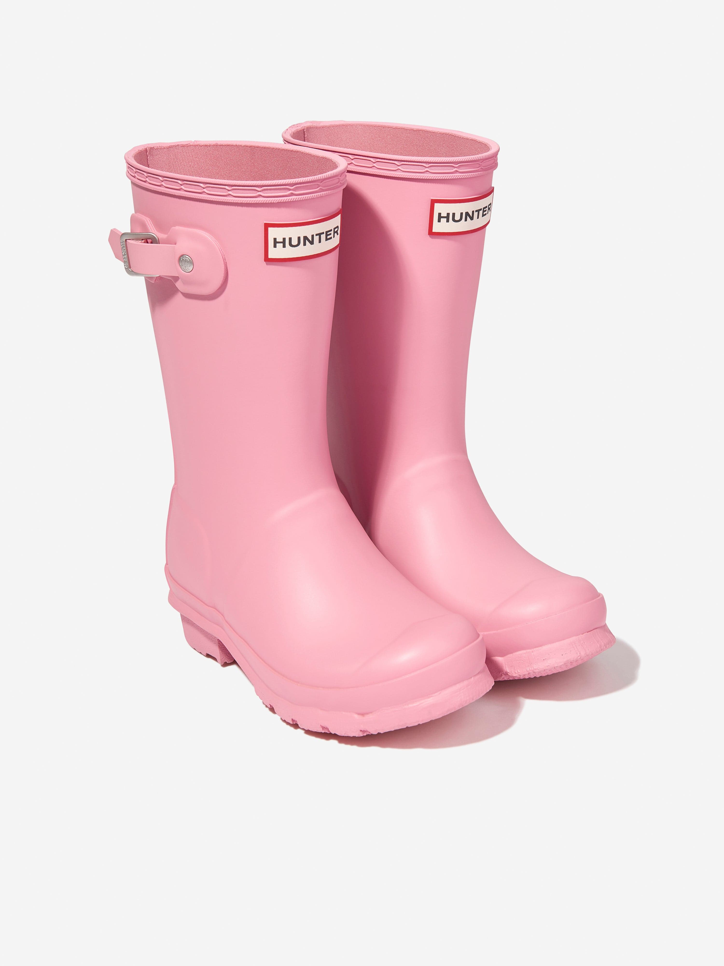 Hunter Girls Original Wellington Boots in Pink