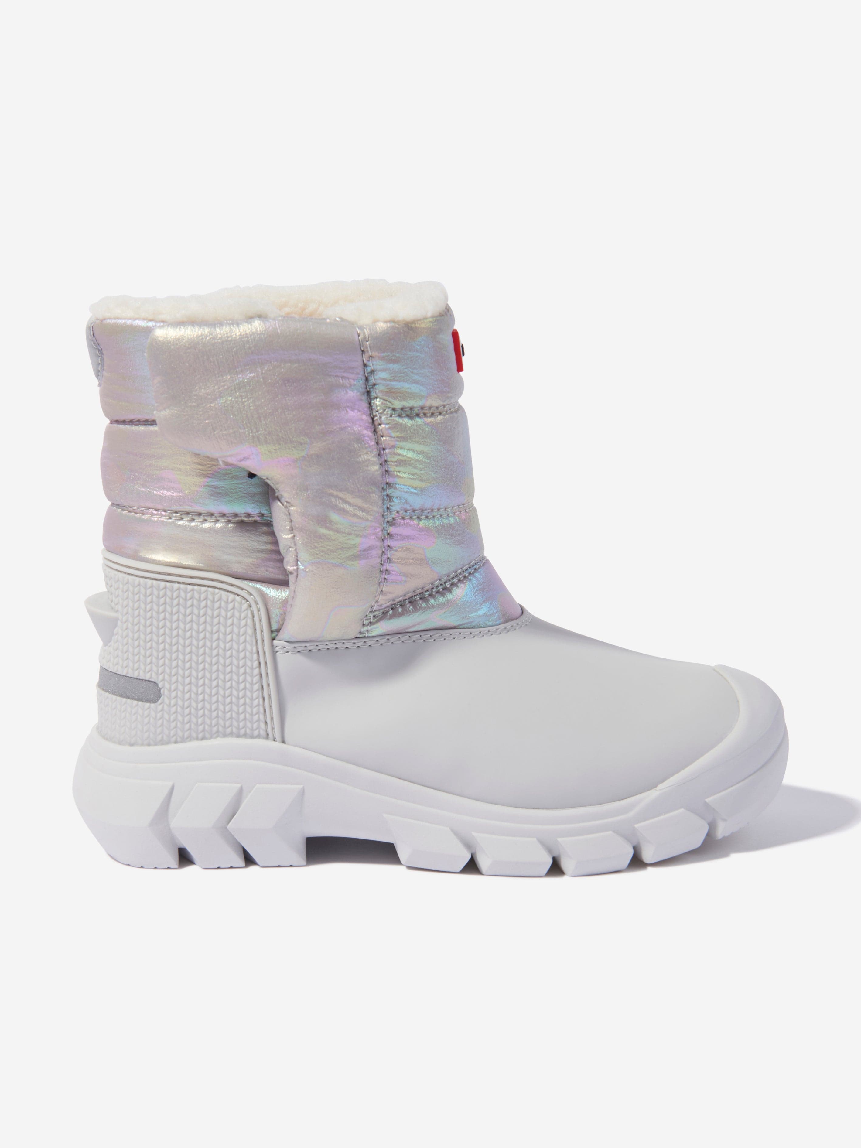 Hunter Kids Intrepid Reflective Camo Snow Boots in Multicolour