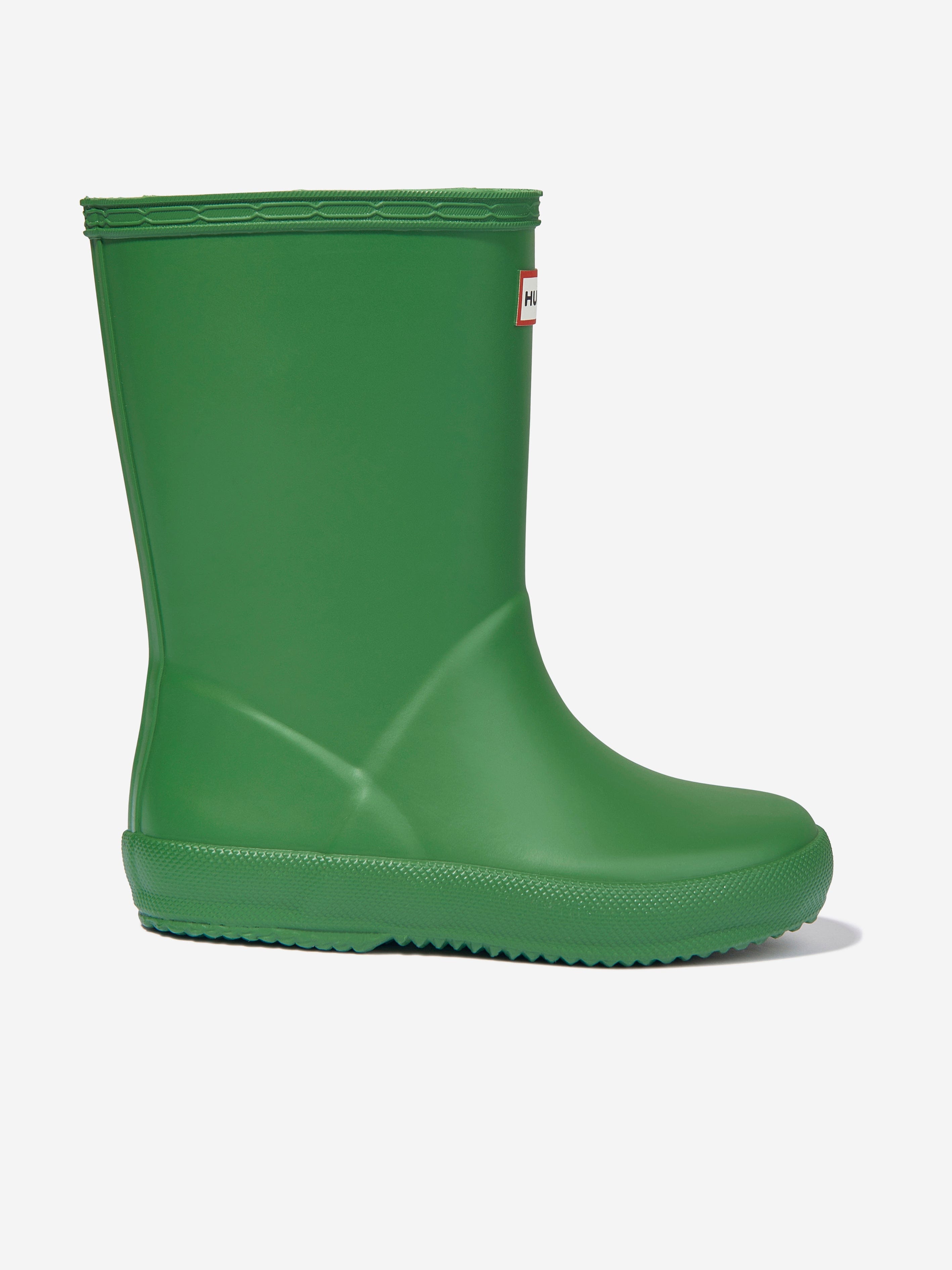 Hunter Kids Original First Classic Wellington Boots in Green