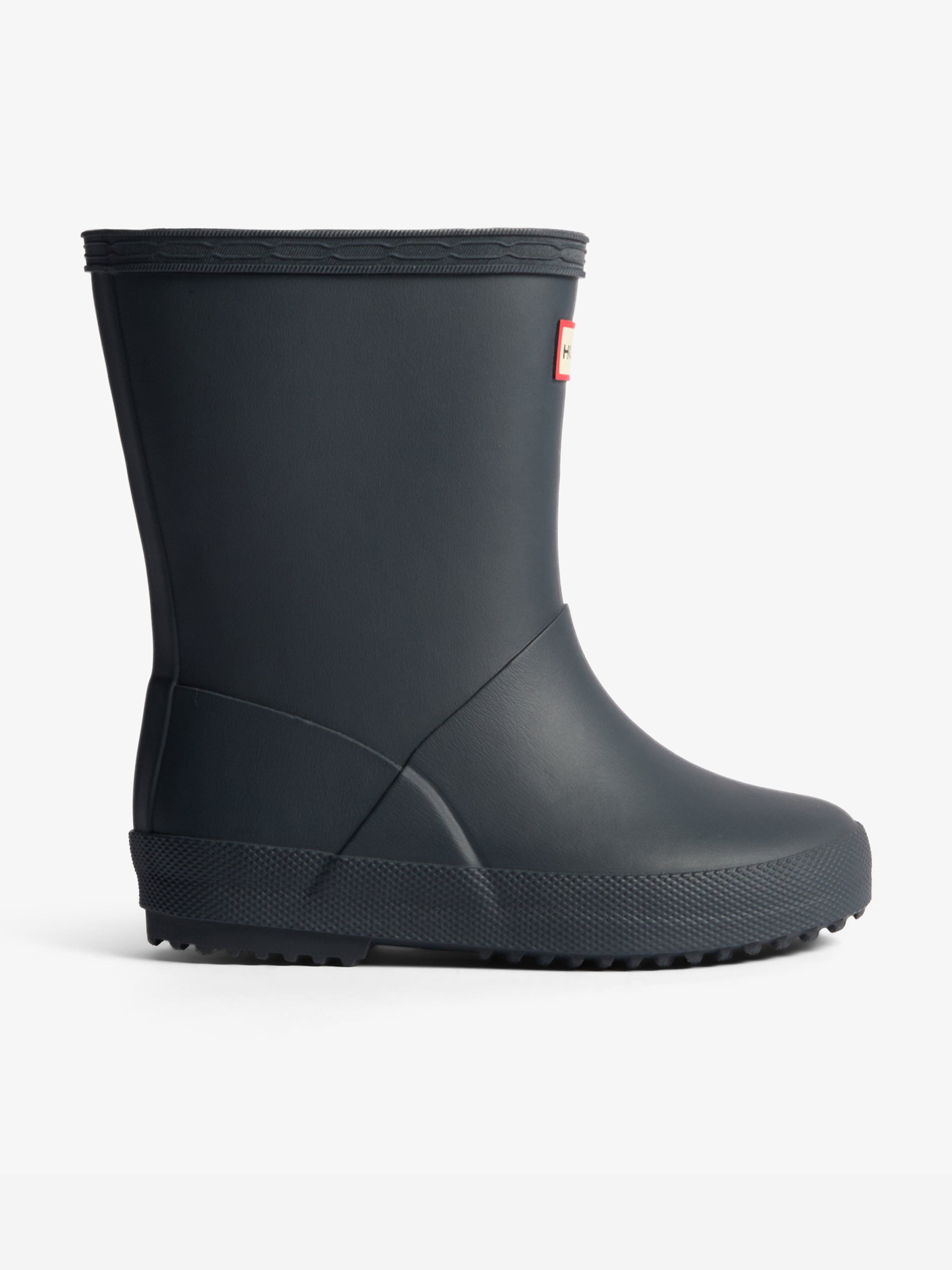 Hunter Kids First Insulated Wellington Boots in Navy