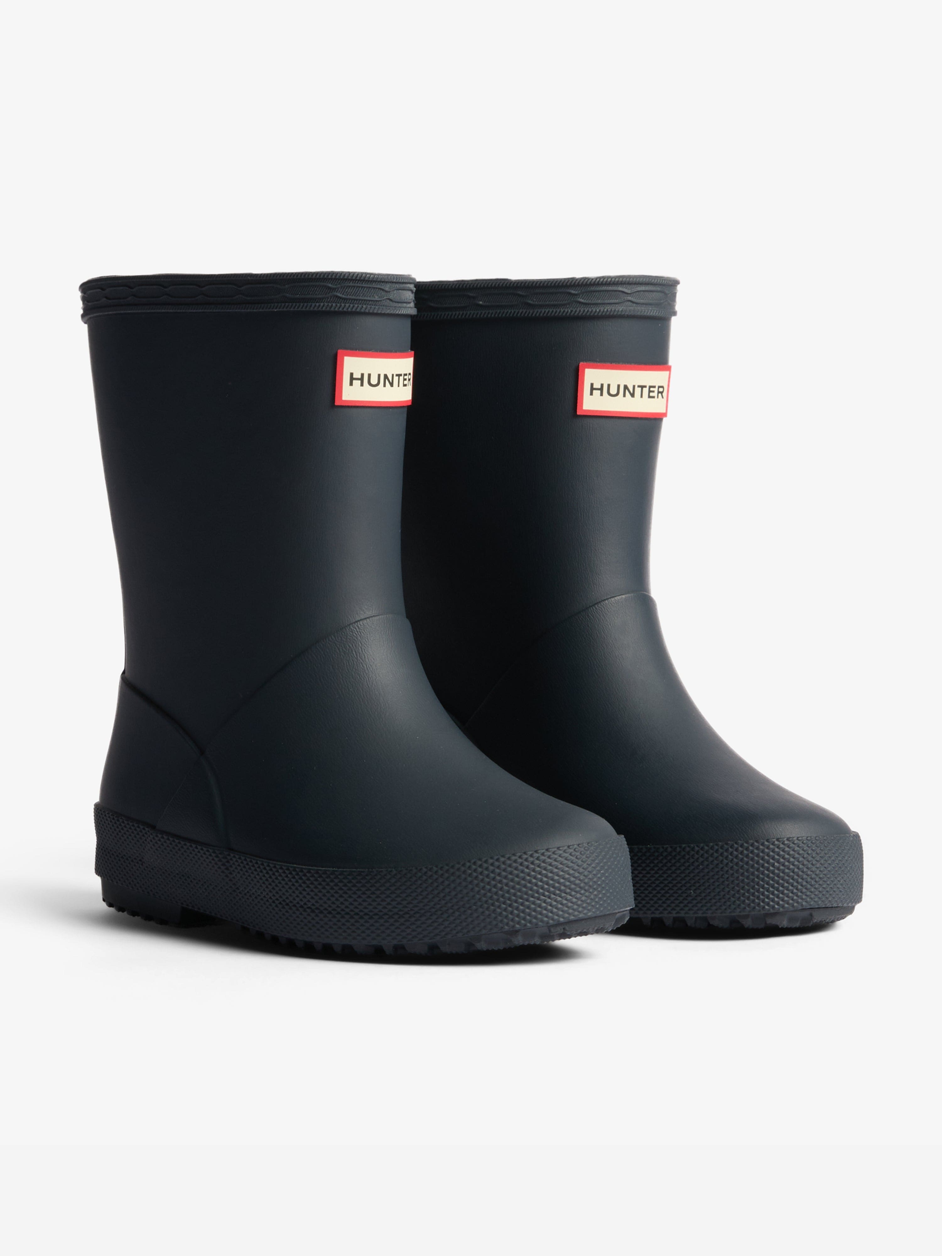Hunter Kids First Insulated Wellington Boots in Navy