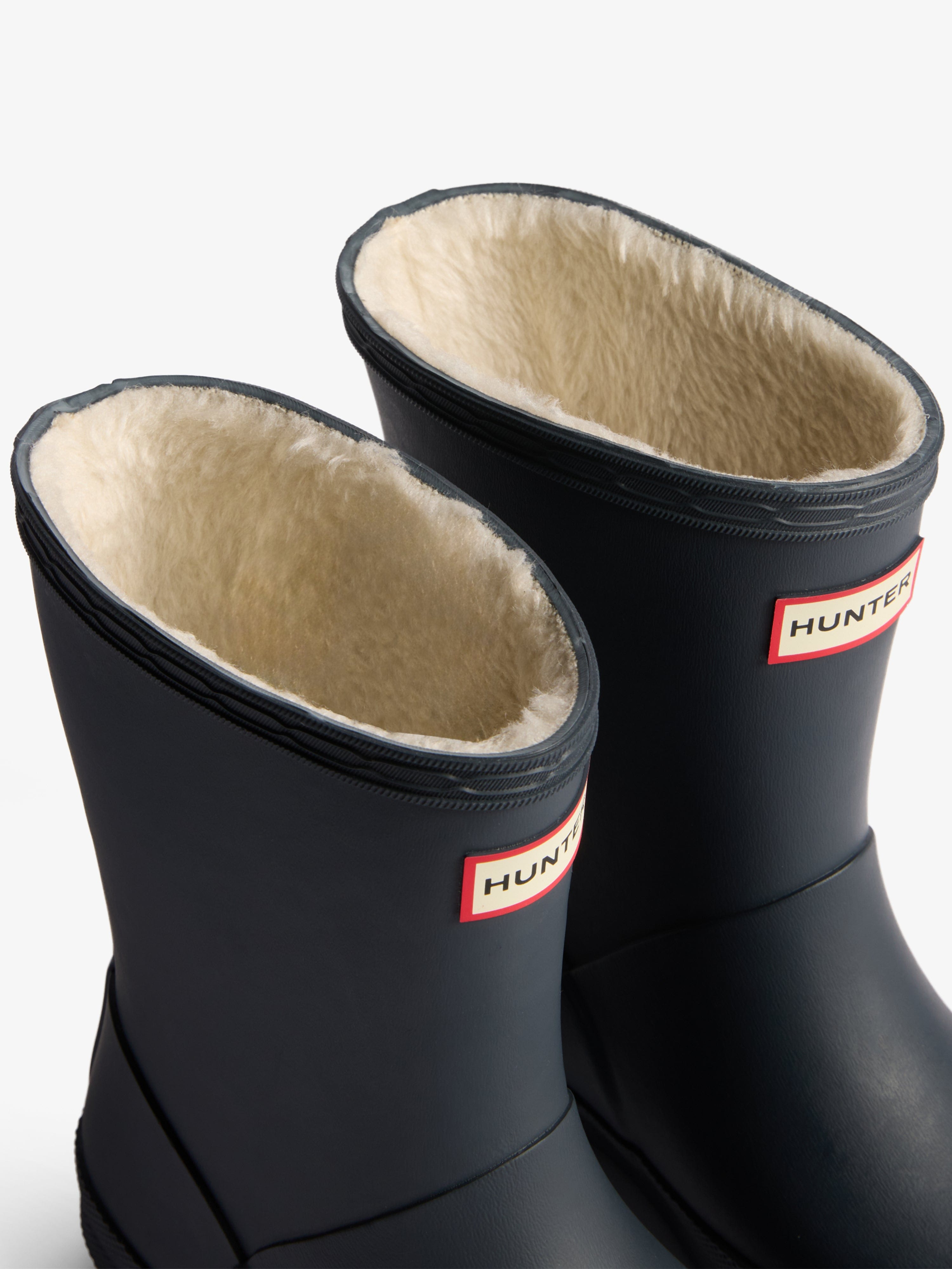 Hunter Kids First Insulated Wellington Boots in Navy