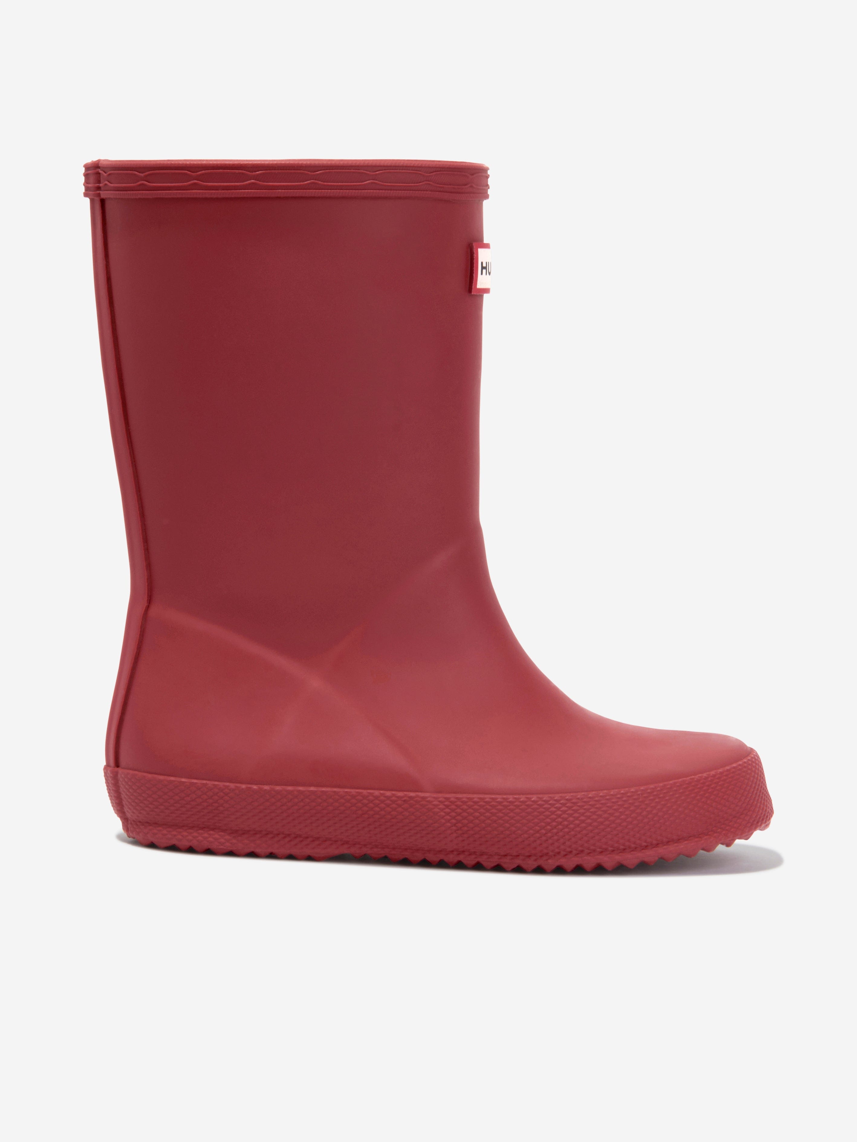 Hunter Kids Original First Classic Wellington Boots in Red