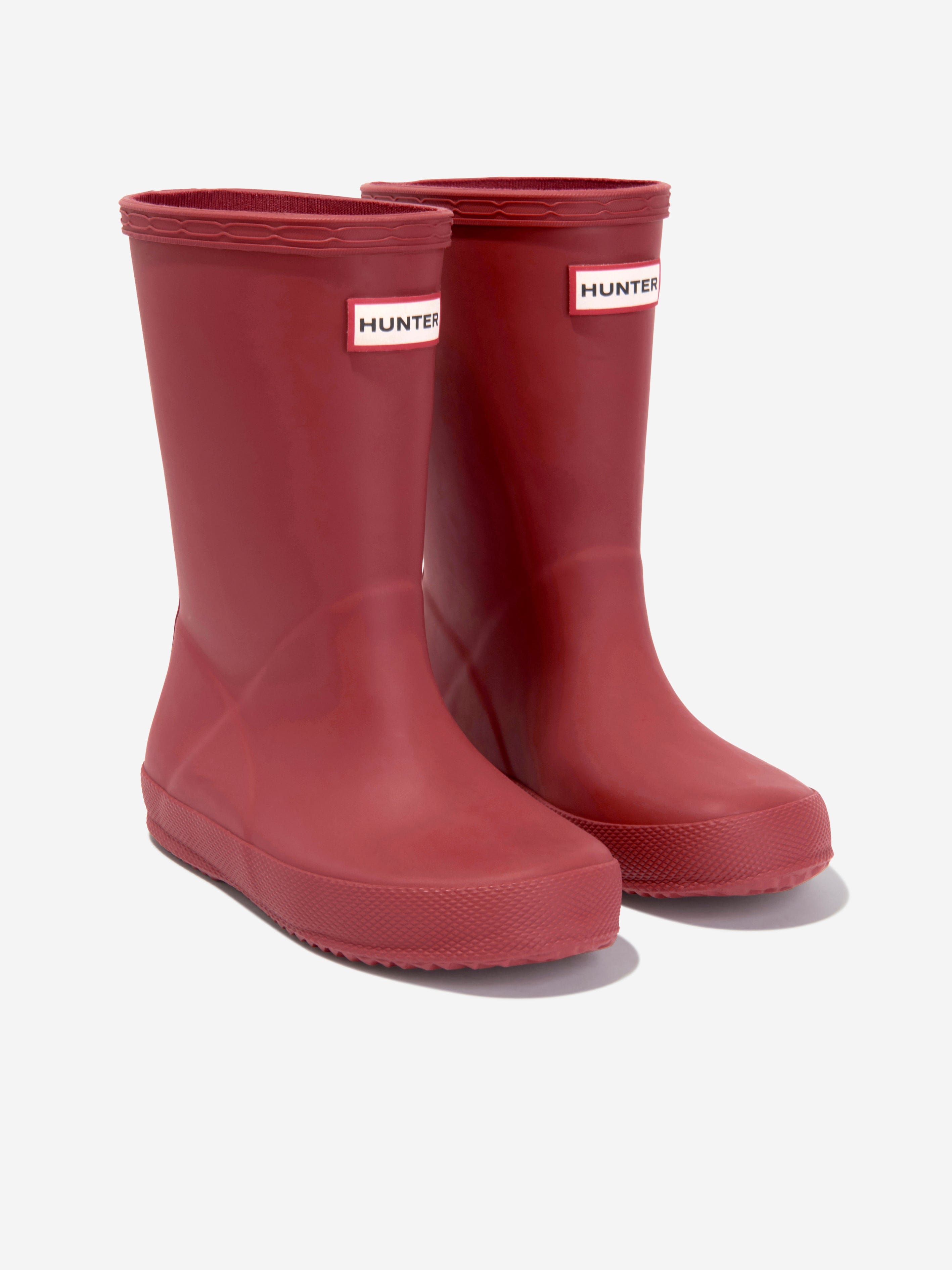 Hunter Kids Original First Classic Wellington Boots in Red