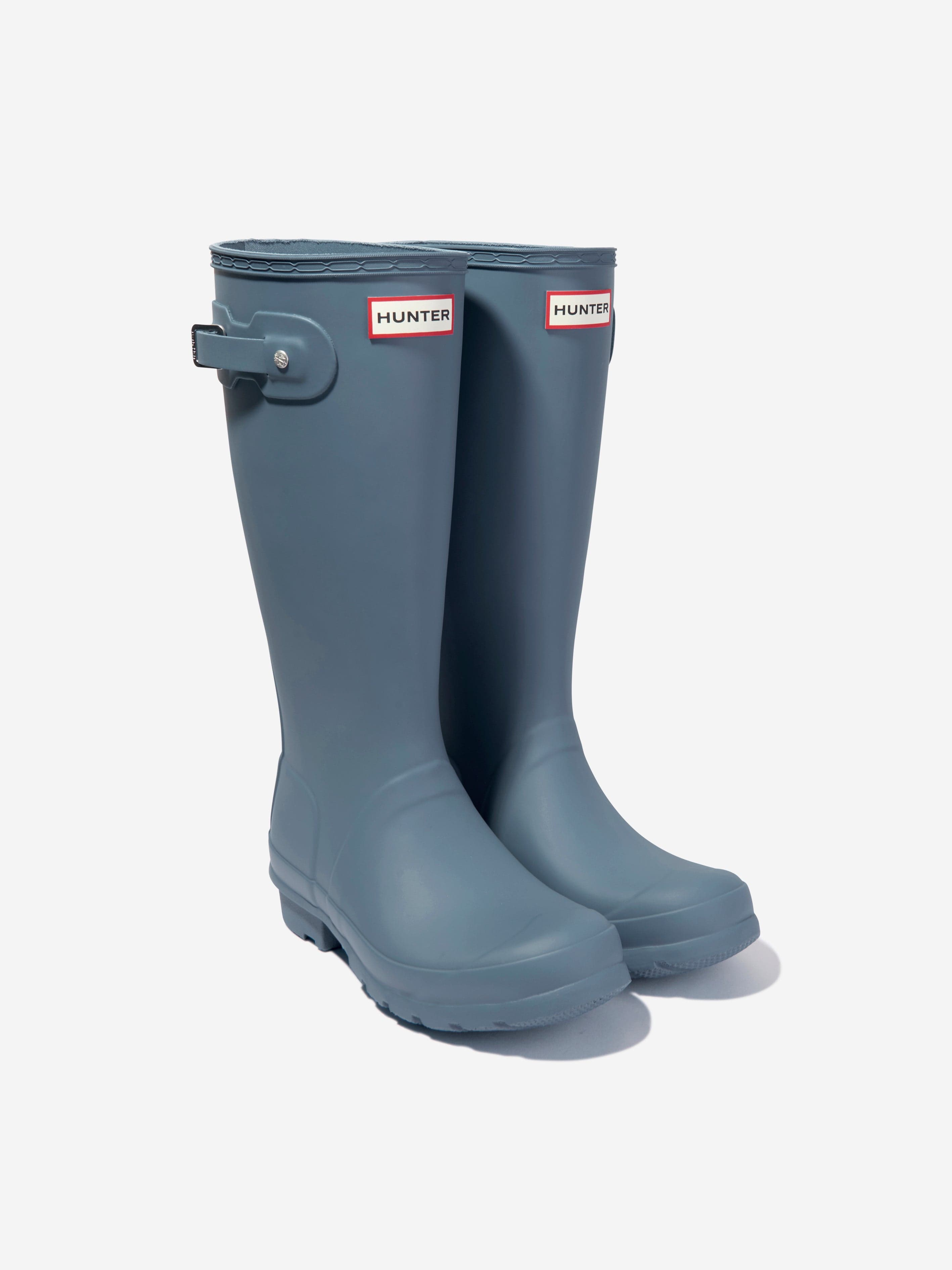 Hunter Kids Original Wellington Boots in Blue