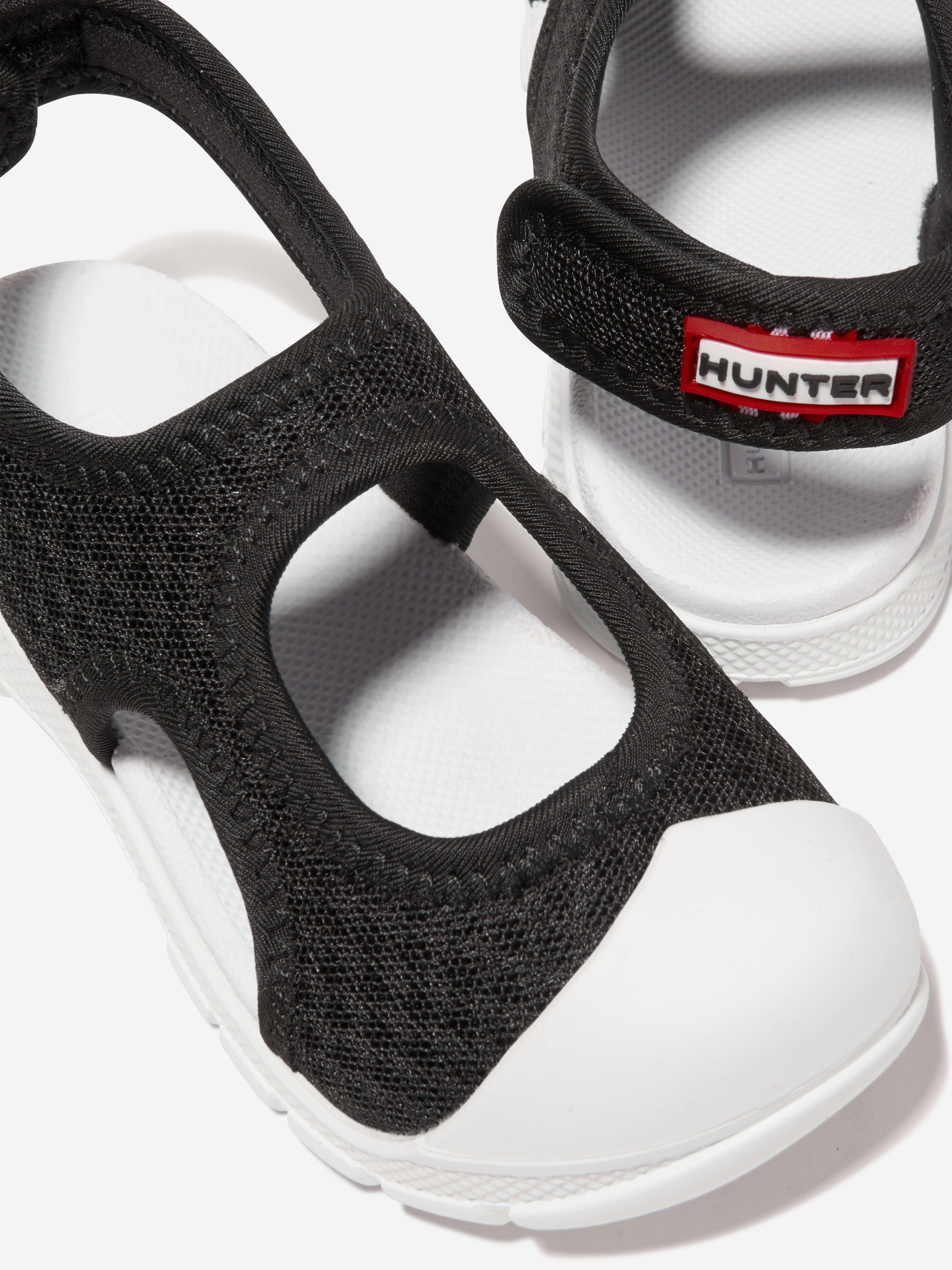 Hunter Kids Travel Sandals in Black