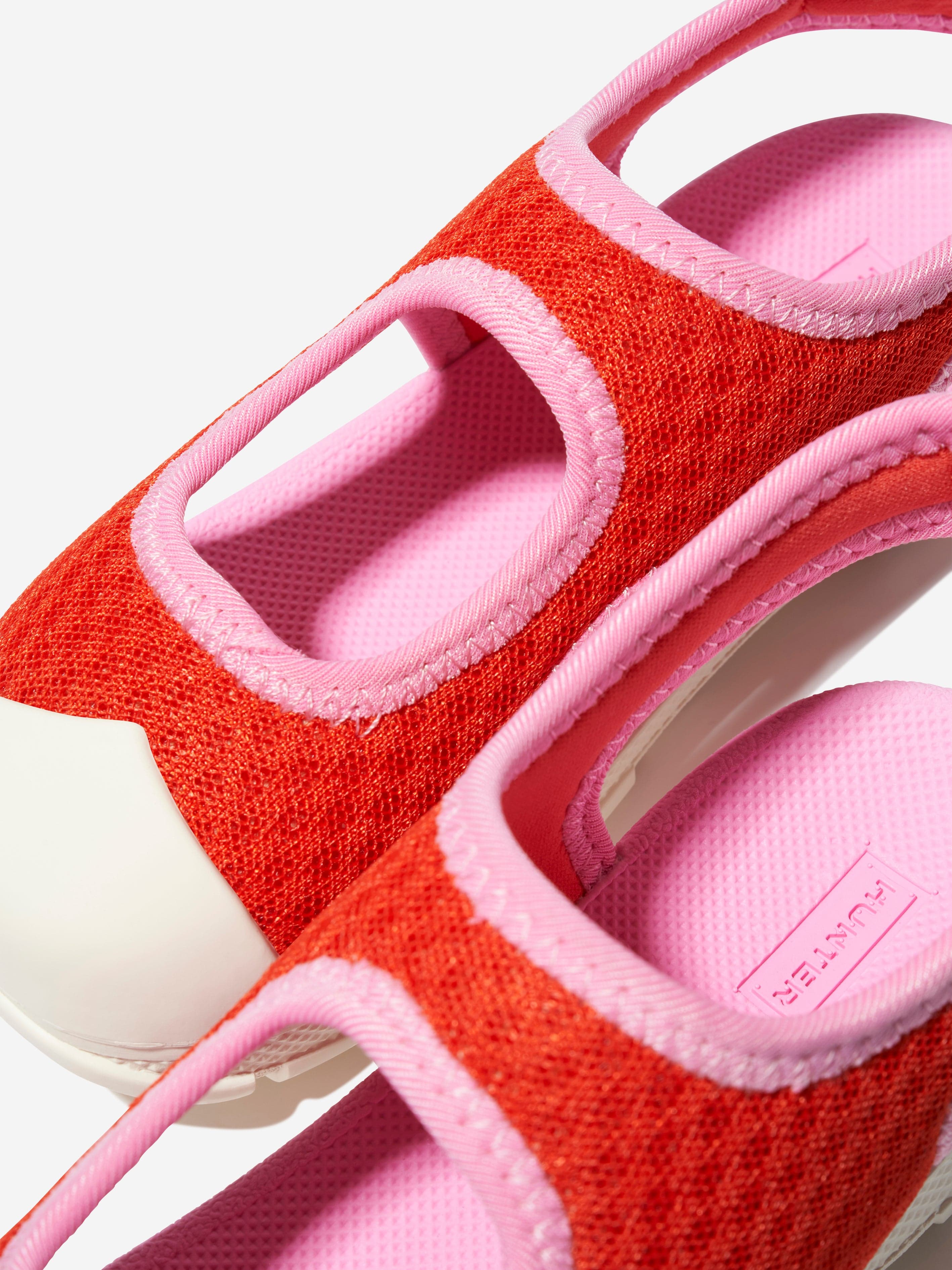 Hunter Kids Travel Sandals in Red